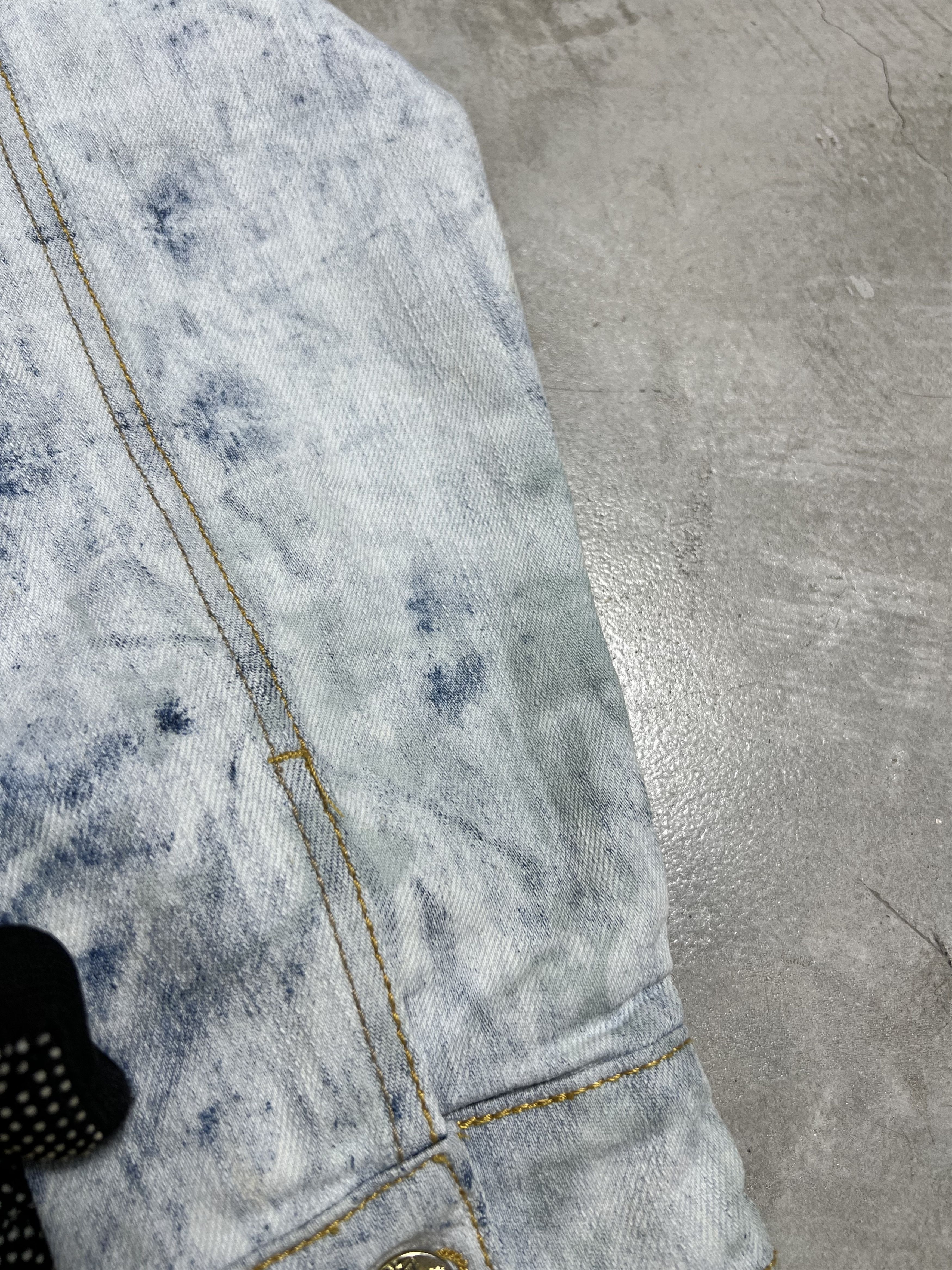 Coogi COOGI Y2K Embroidered Bleach Crop Denim Jacket (XXL) GTMD633 Size US XXL / EU 58 / 5 - 9 Thumbnail