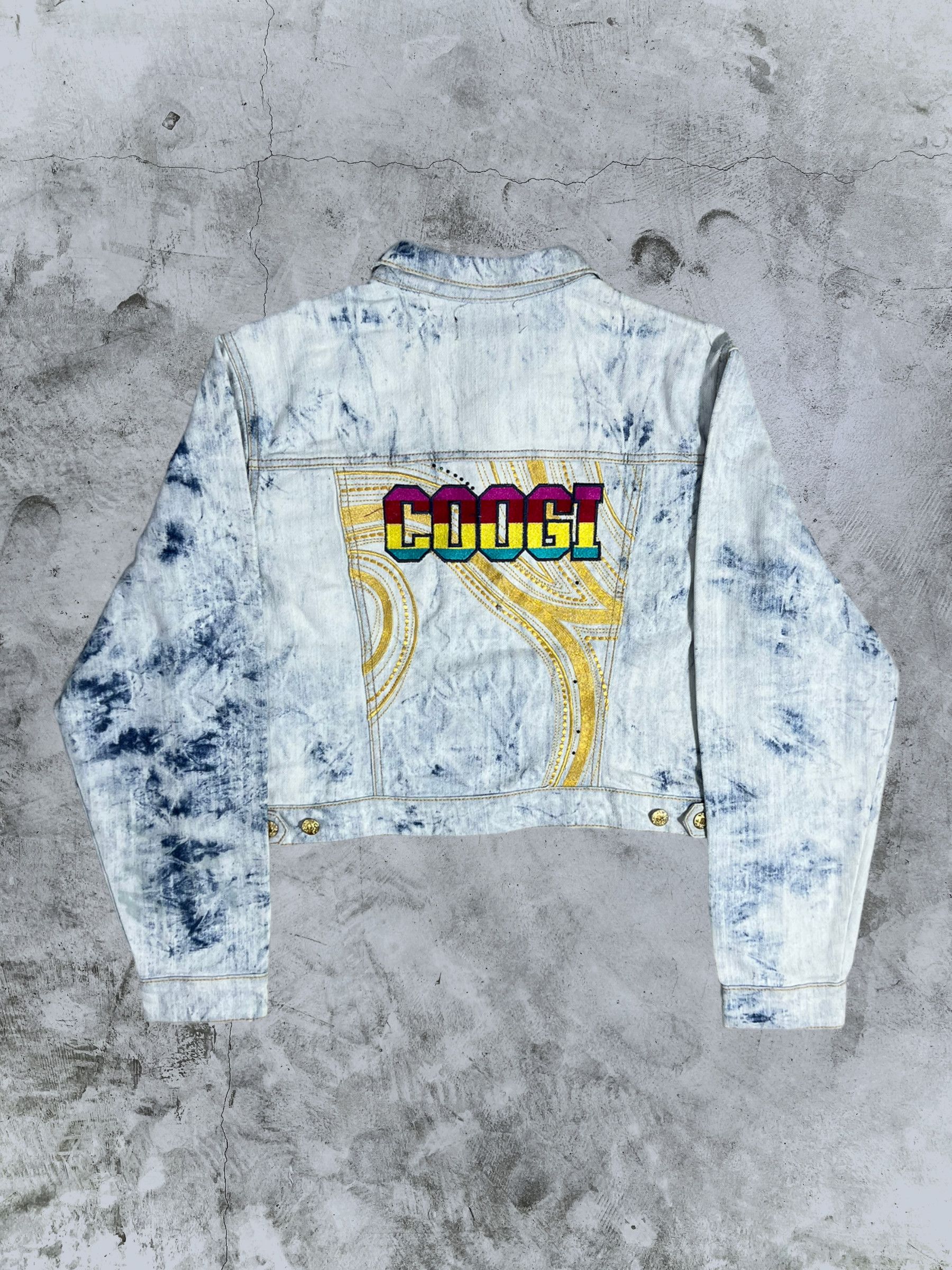 Coogi COOGI Y2K Embroidered Bleach Crop Denim Jacket (XXL) GTMD633 Size US XXL / EU 58 / 5 - 1 Thumbnail