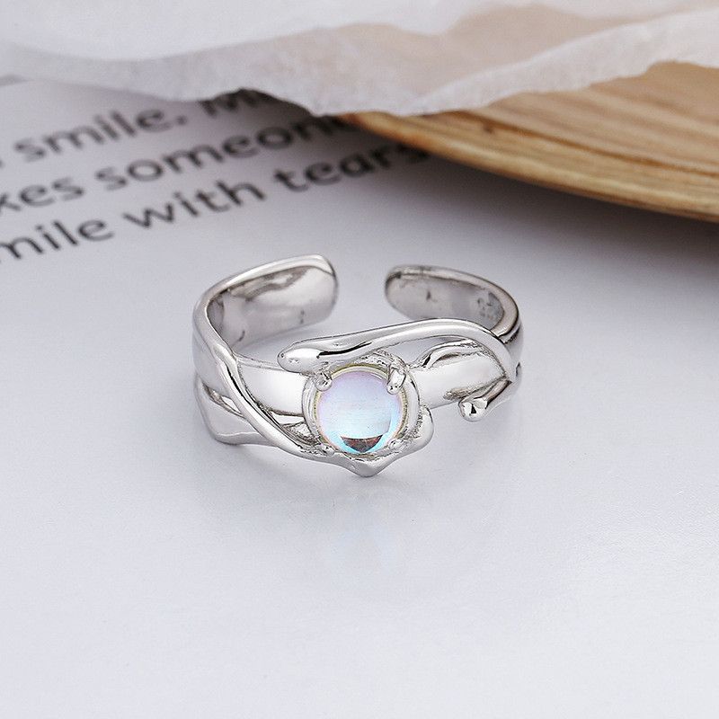 Jewelry Creative Hollow Cross Sparkling Rings Size ONE SIZE - 1 Thumbnail