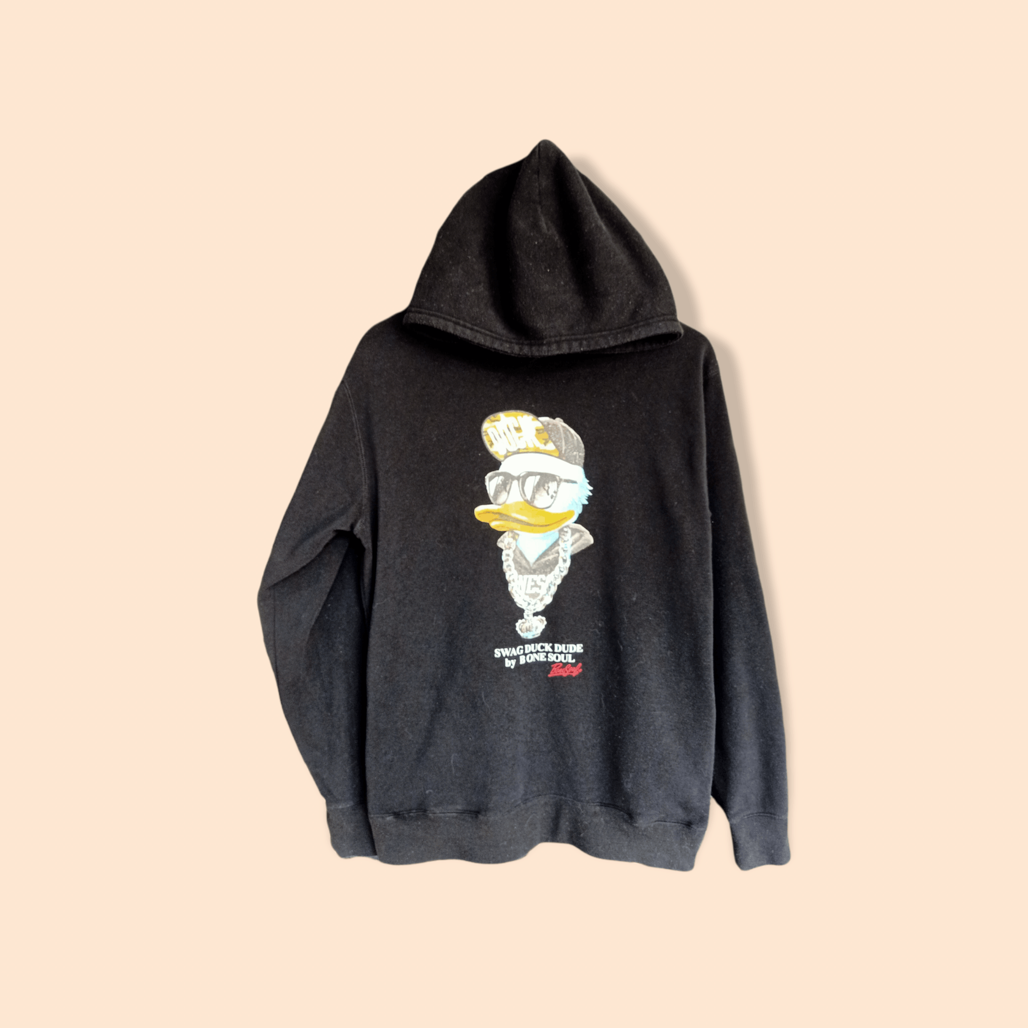 Japanese Brand B one soul swag Duck dude Hoodie Size US M / EU 48-50 / 2 - 1 Thumbnail