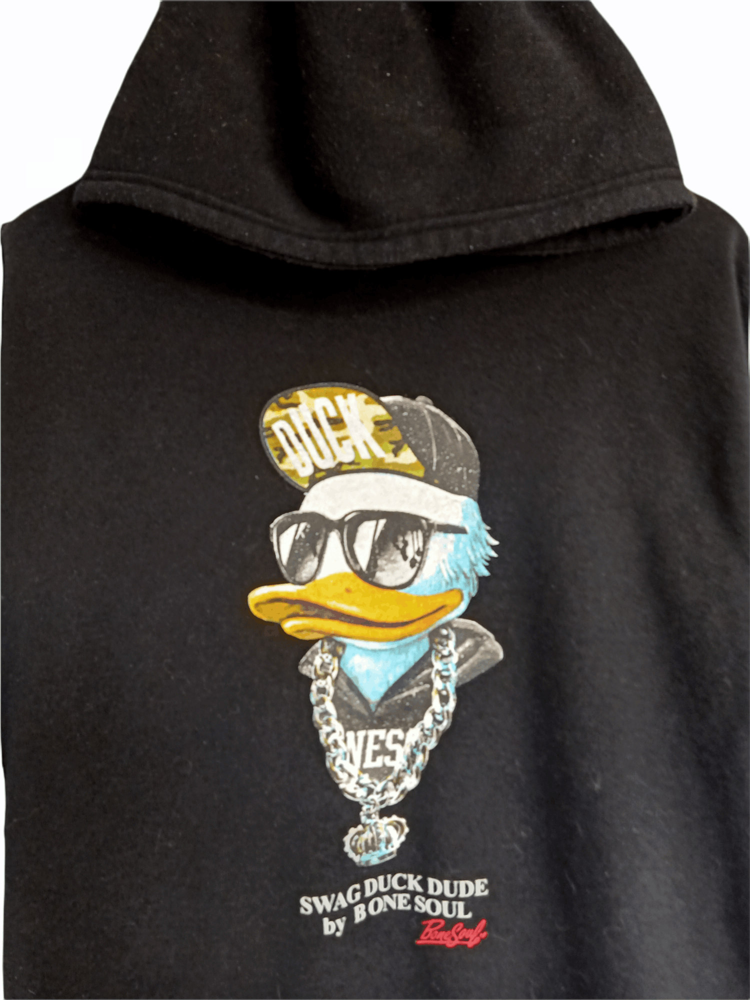 Japanese Brand B one soul swag Duck dude Hoodie Size US M / EU 48-50 / 2 - 3 Thumbnail