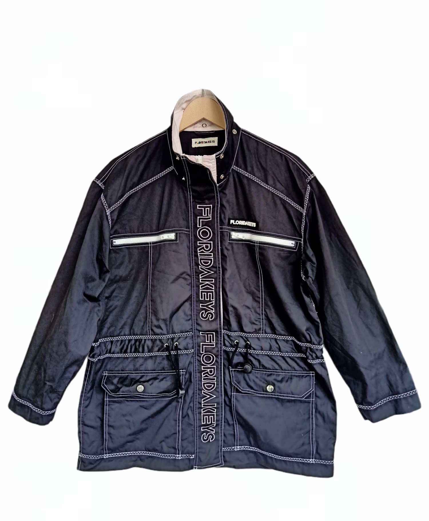 image of Designer Florida Keys Light Jacket in Black, Men's (Size Medium)