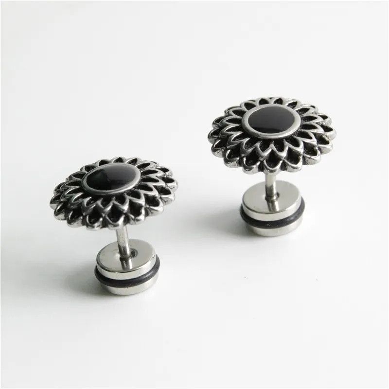 Jewelry 2PCS Round Stud Earrings Size ONE SIZE - 1 Thumbnail