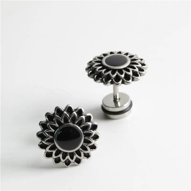 Jewelry 2PCS Round Stud Earrings Size ONE SIZE - 2 Thumbnail