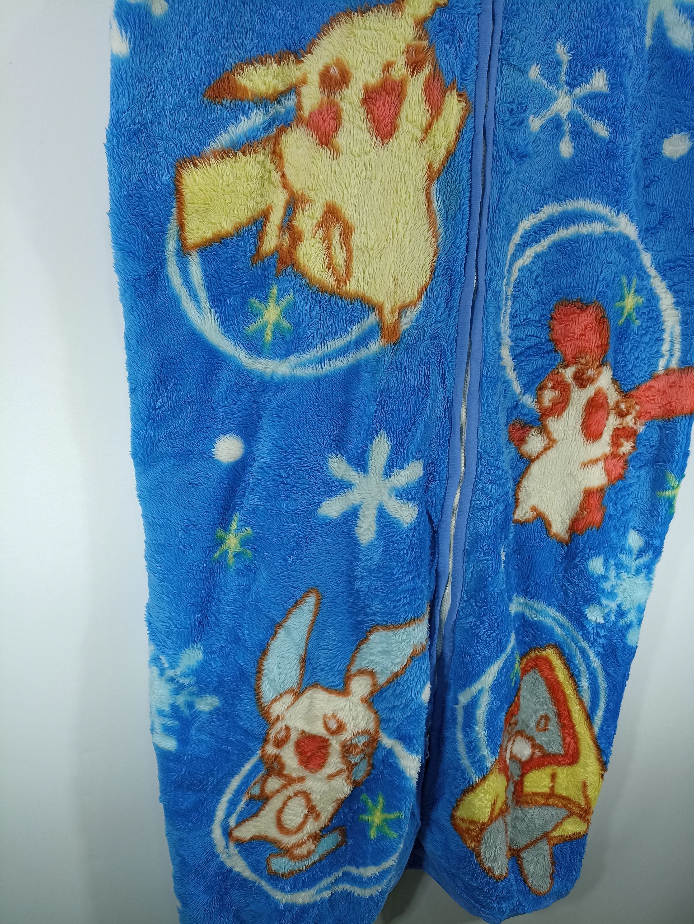 Japanese Brand × Pokemon × Vintage Vintage Pokemon Fleece Long Sleeveless Jacket Size US L / EU 52-54 / 3 - 4 Thumbnail