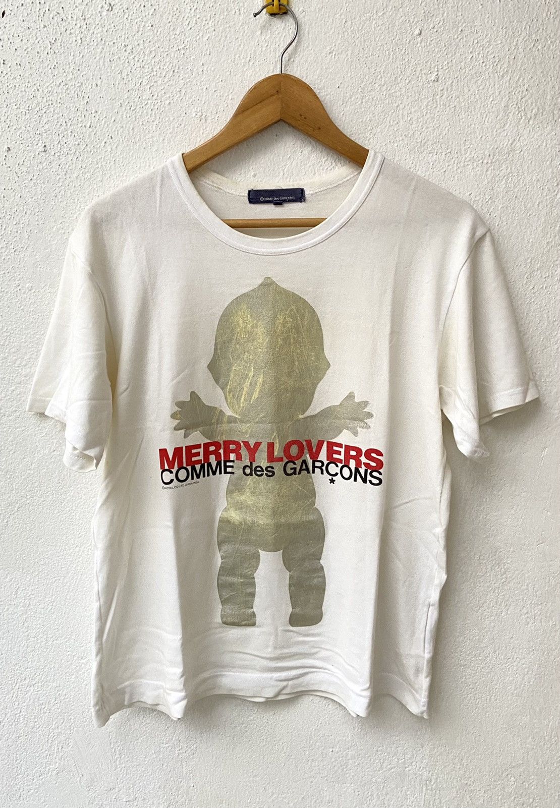 image of Cartoon Network x Comme Des Garcons Ad 2004 Comme Des Garcons X Kewpie Big Logo Merry Lovers in Whi