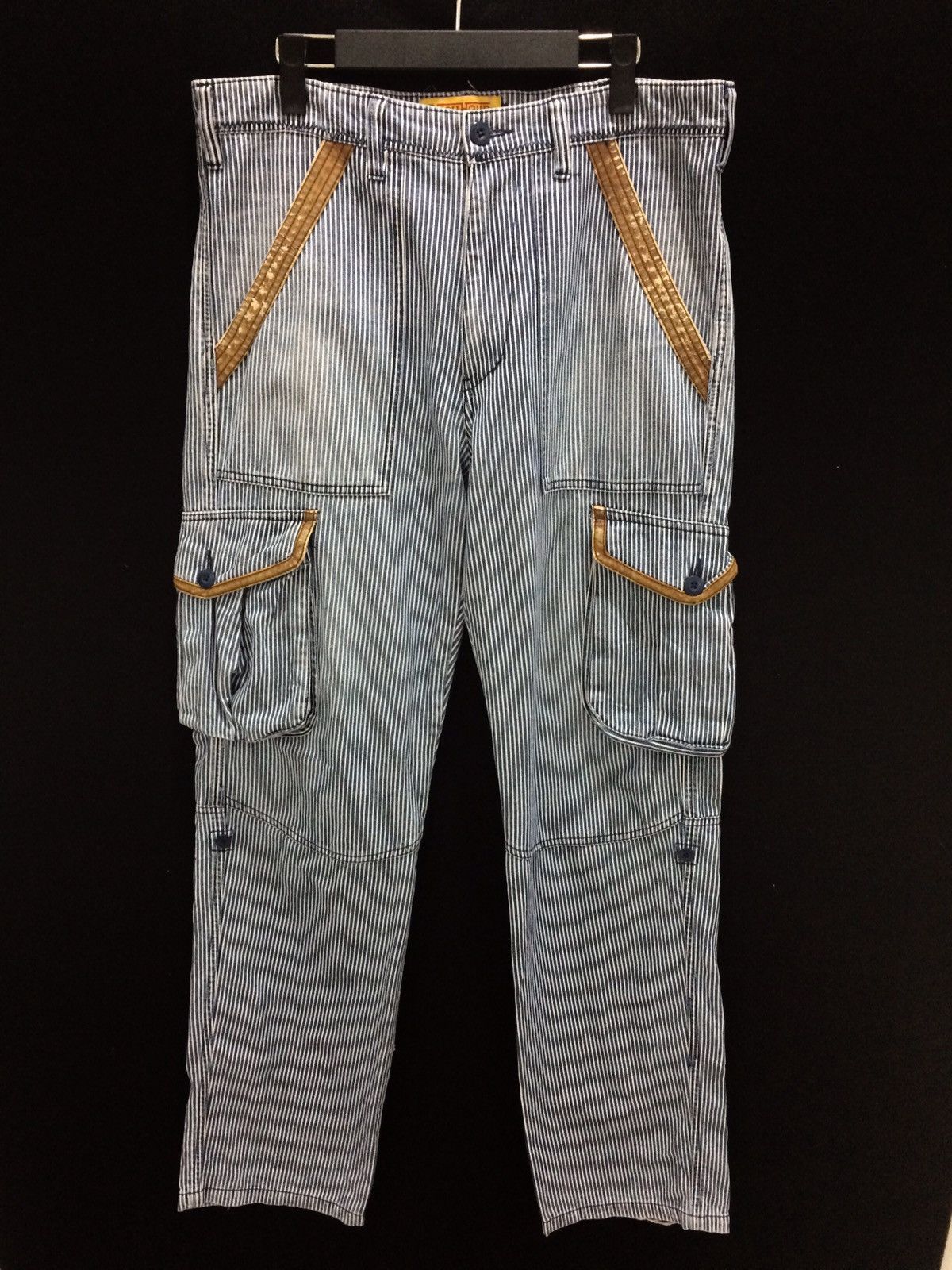 Designer × Japanese Brand Japanese Brand Rush Hour Hickory Cargo Pant Size US 34 / EU 50 - 1 Thumbnail