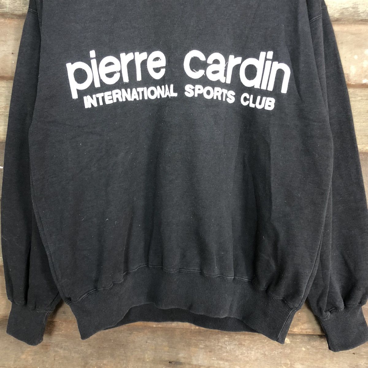 Pierre Cardin × Vintage Pierre Cardin Black Sweatshirt #3890 Size US XL / EU 56 / 4 - 8 Thumbnail
