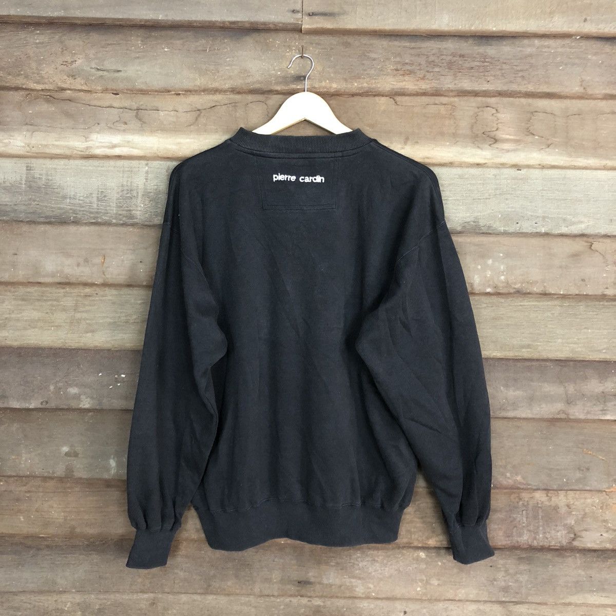 Pierre Cardin × Vintage Pierre Cardin Black Sweatshirt #3890 Size US XL / EU 56 / 4 - 13 Thumbnail
