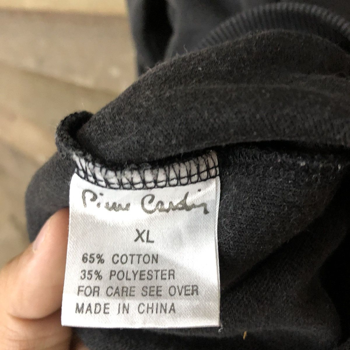 Pierre Cardin × Vintage Pierre Cardin Black Sweatshirt #3890 Size US XL / EU 56 / 4 - 14 Thumbnail