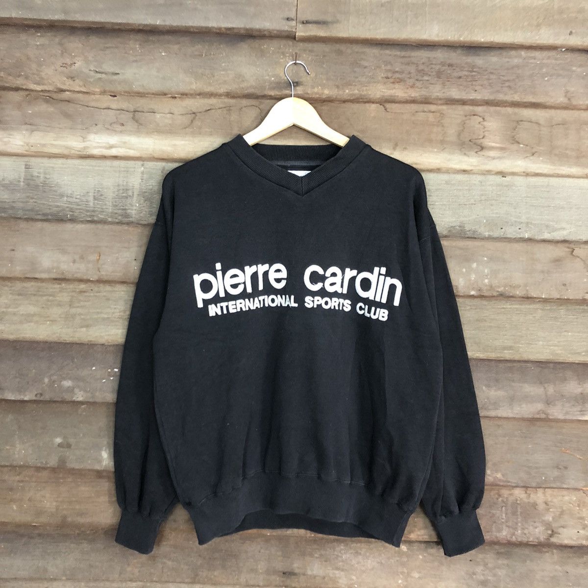 Pierre Cardin × Vintage Pierre Cardin Black Sweatshirt #3890 Size US XL / EU 56 / 4 - 3 Thumbnail