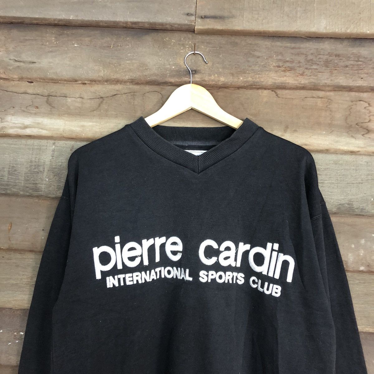 Pierre Cardin × Vintage Pierre Cardin Black Sweatshirt #3890 Size US XL / EU 56 / 4 - 9 Thumbnail