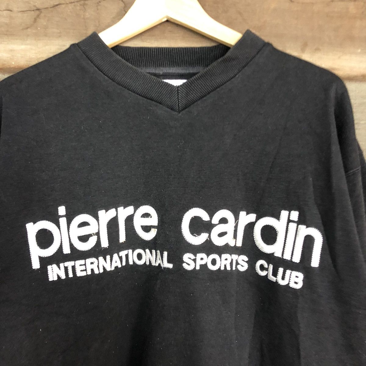 Pierre Cardin × Vintage Pierre Cardin Black Sweatshirt #3890 Size US XL / EU 56 / 4 - 10 Thumbnail