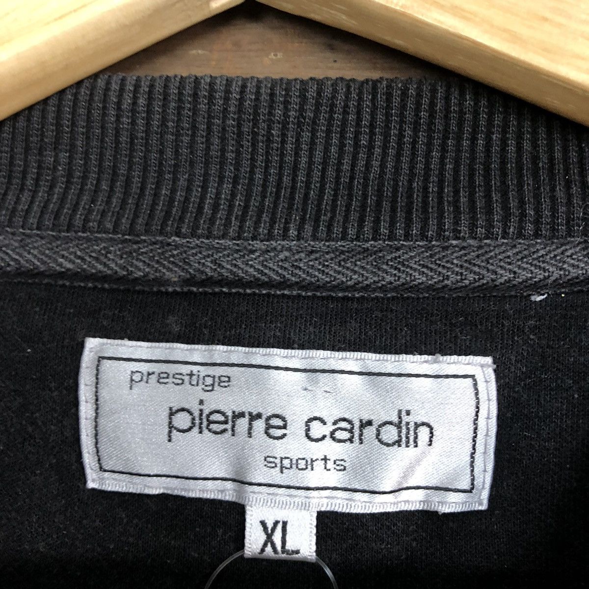 Pierre Cardin × Vintage Pierre Cardin Black Sweatshirt #3890 Size US XL / EU 56 / 4 - 11 Thumbnail