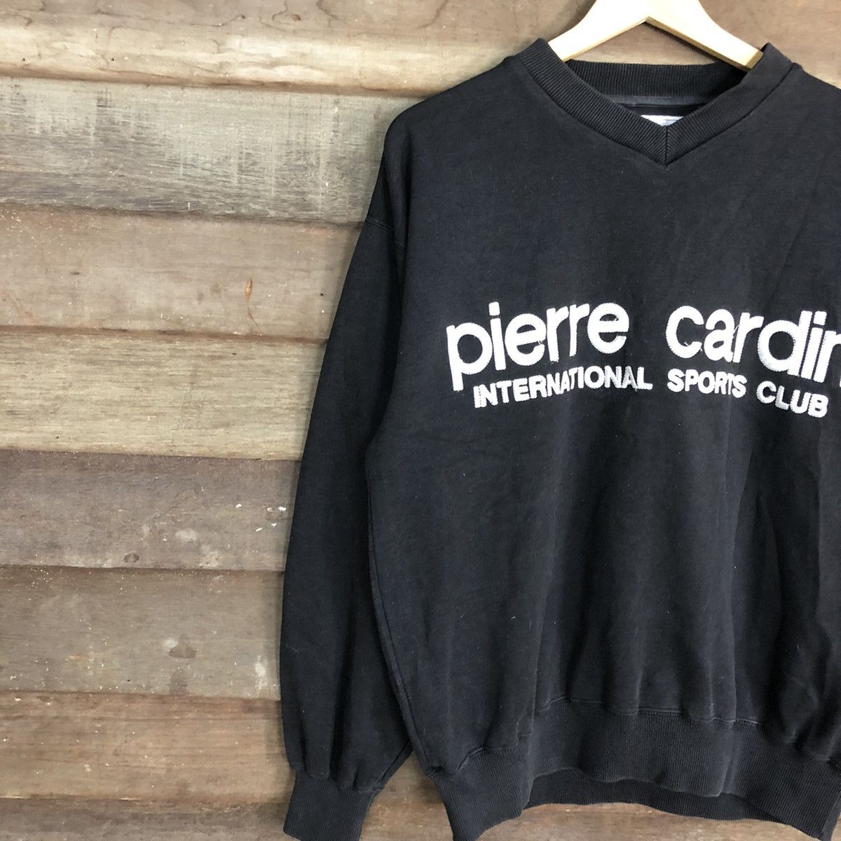 Pierre Cardin × Vintage Pierre Cardin Black Sweatshirt #3890 Size US XL / EU 56 / 4 - 7 Thumbnail