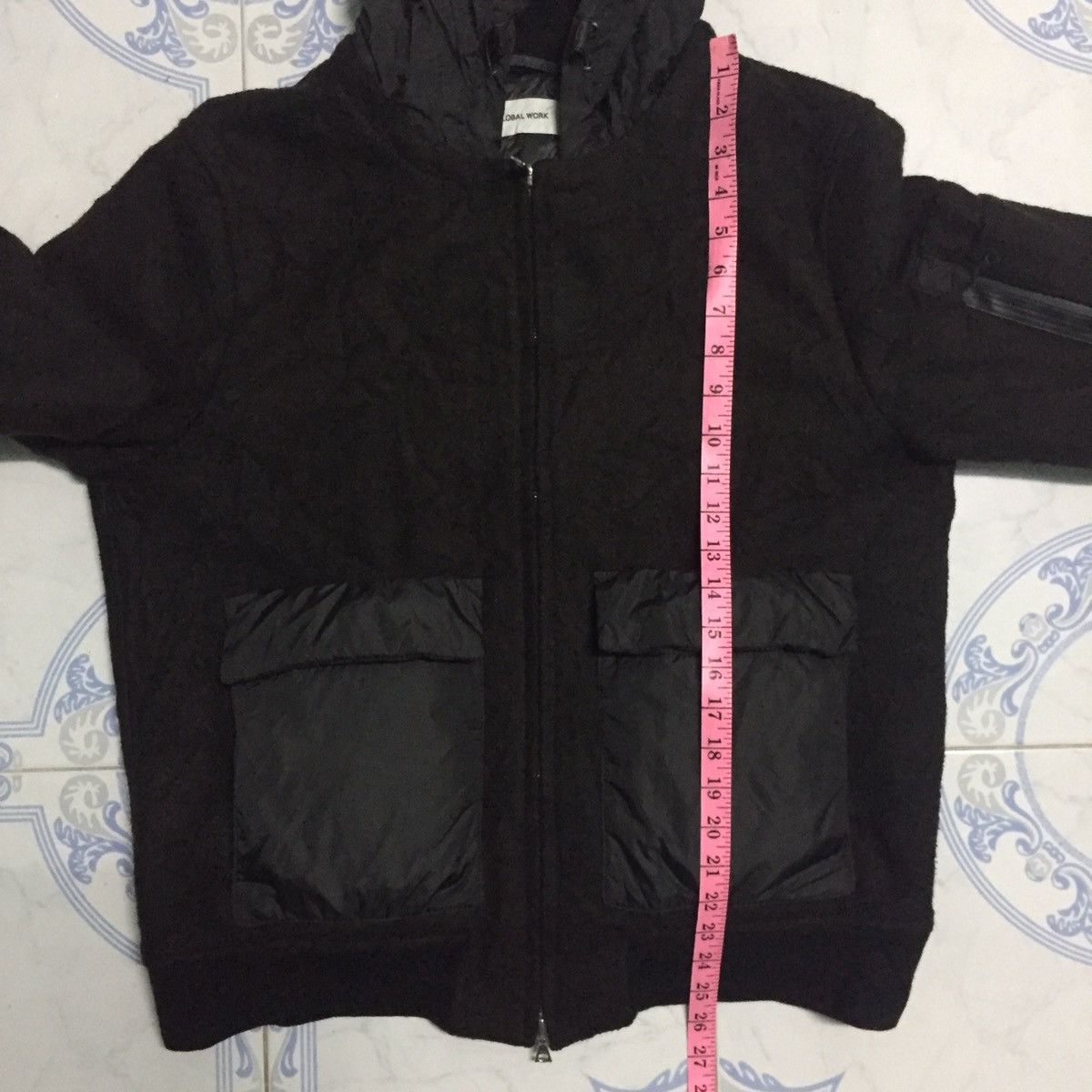 Global Work Global Work Jacket Hooded Anorak Style Cargo Pockets Size US XL / EU 56 / 4 - 19 Thumbnail