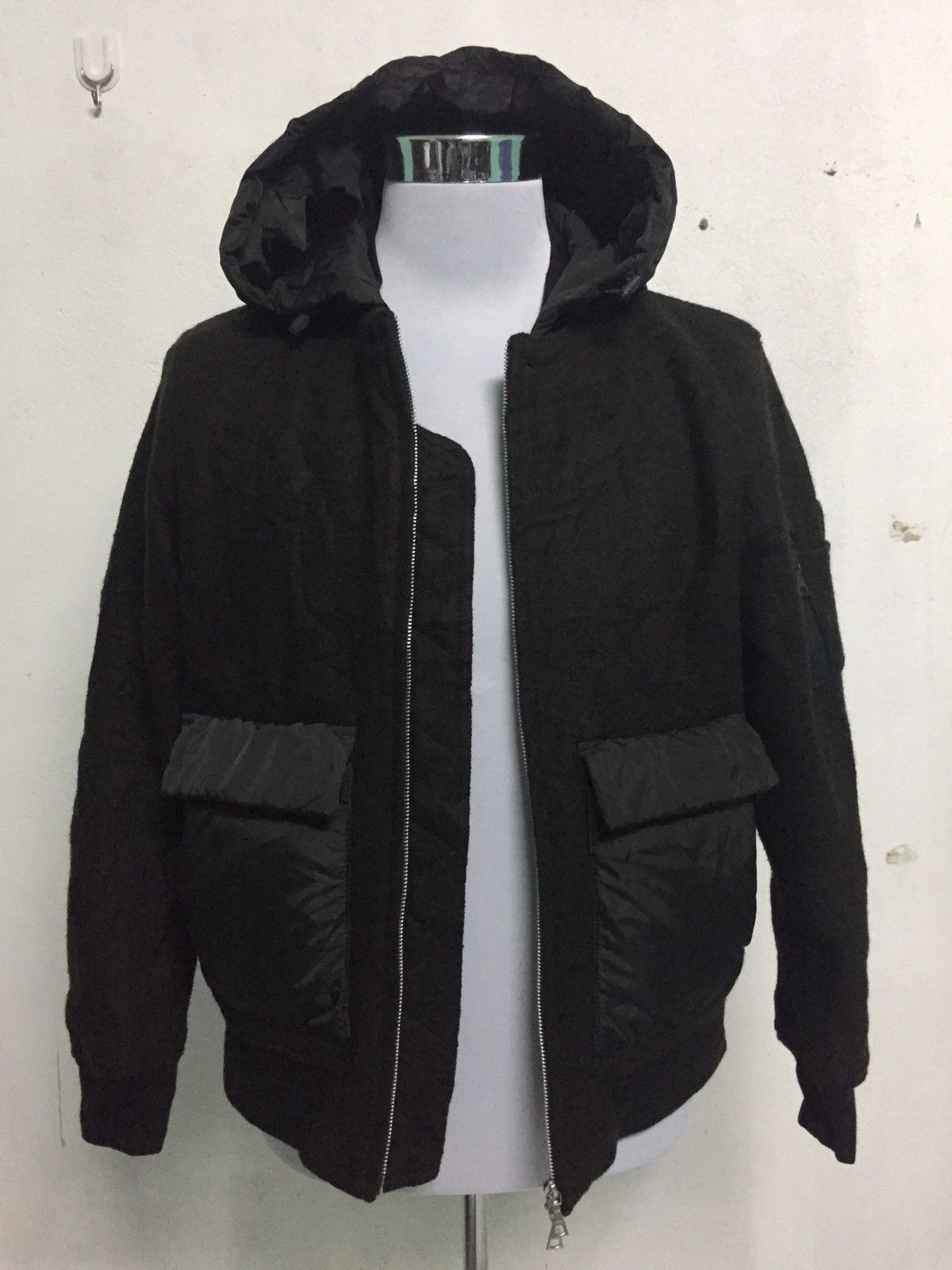 Global Work Global Work Jacket Hooded Anorak Style Cargo Pockets Size US XL / EU 56 / 4 - 10 Thumbnail