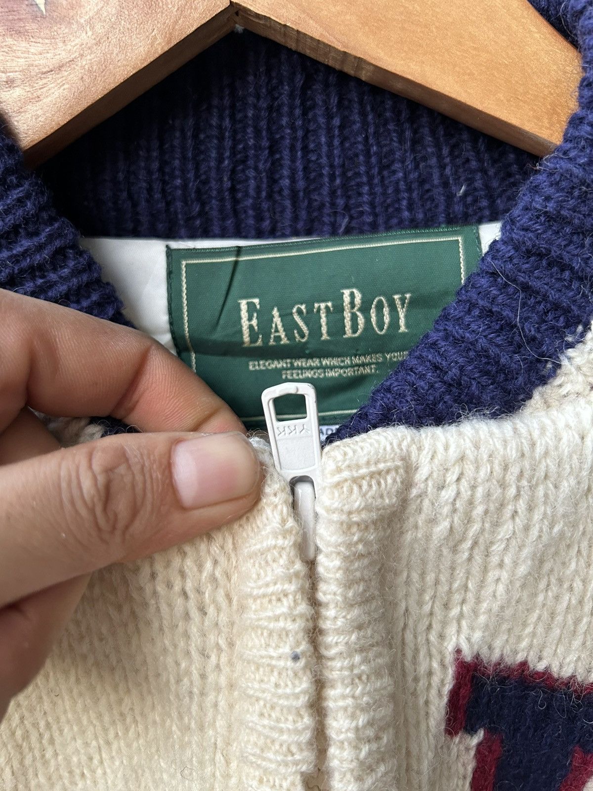 Beauty Beast 💥USA FLAG EAST BOY SWEATER Size US M / EU 48-50 / 2 - 6 Thumbnail