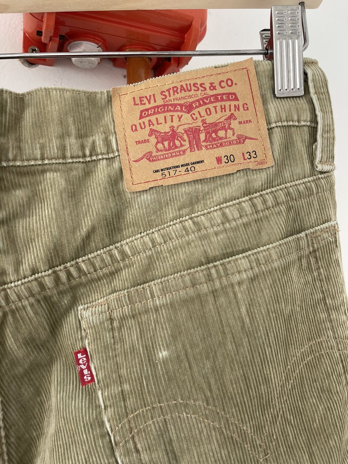 Levi's × Levi's Vintage Clothing × Vintage VINTAGE LEVIS 517 CORDUROY DISTRESSED JEANS 30x33 Size US 30 / EU 46 - 12 Thumbnail