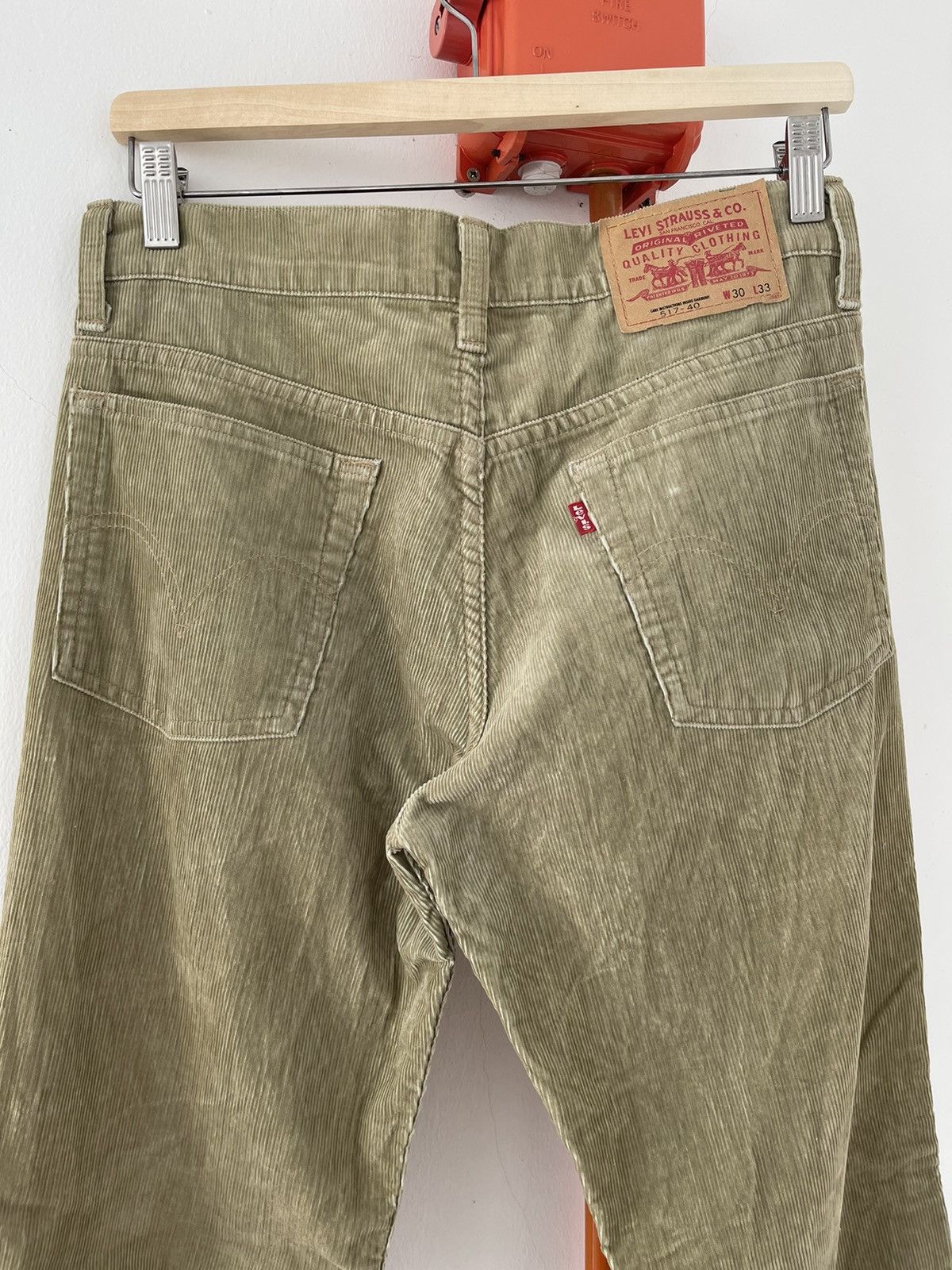 Levi's × Levi's Vintage Clothing × Vintage VINTAGE LEVIS 517 CORDUROY DISTRESSED JEANS 30x33 Size US 30 / EU 46 - 9 Thumbnail