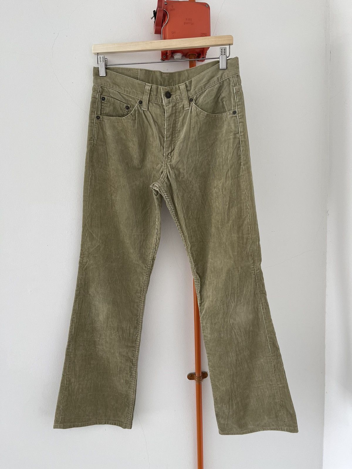 VINTAGE LEVIS 517 CORDUROY DISTRESSED JEANS 30x33