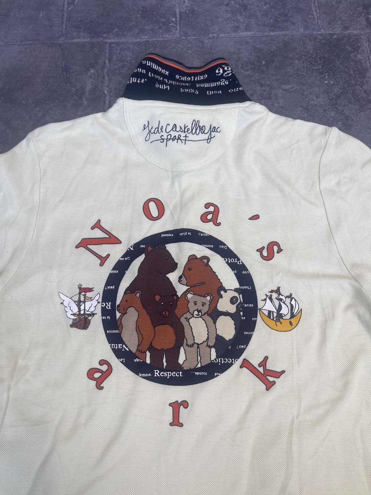 Jean Charles De Castelbajac JAPAN MADE Jean Charles De Castelbajac Sport Noa’s Ark Polo Size US S / EU 44-46 / 1 - 2 Thumbnail