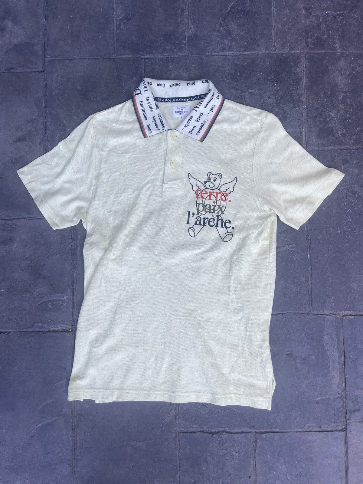 Jean Charles De Castelbajac JAPAN MADE Jean Charles De Castelbajac Sport Noa’s Ark Polo Size US S / EU 44-46 / 1 - 3 Thumbnail