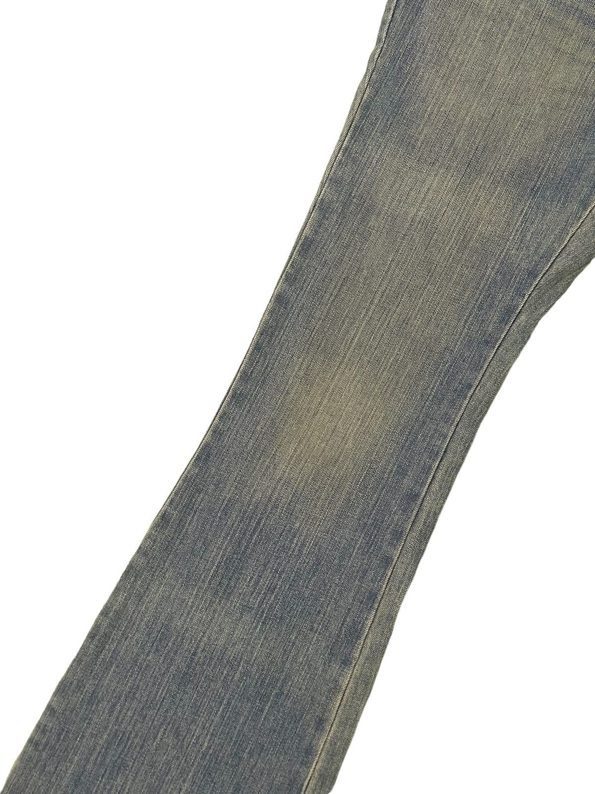 Japanese Brand Flare Jeans No 67 Stretch Denim Boot Cut 2🟦4 Size US 27 - 16 Thumbnail