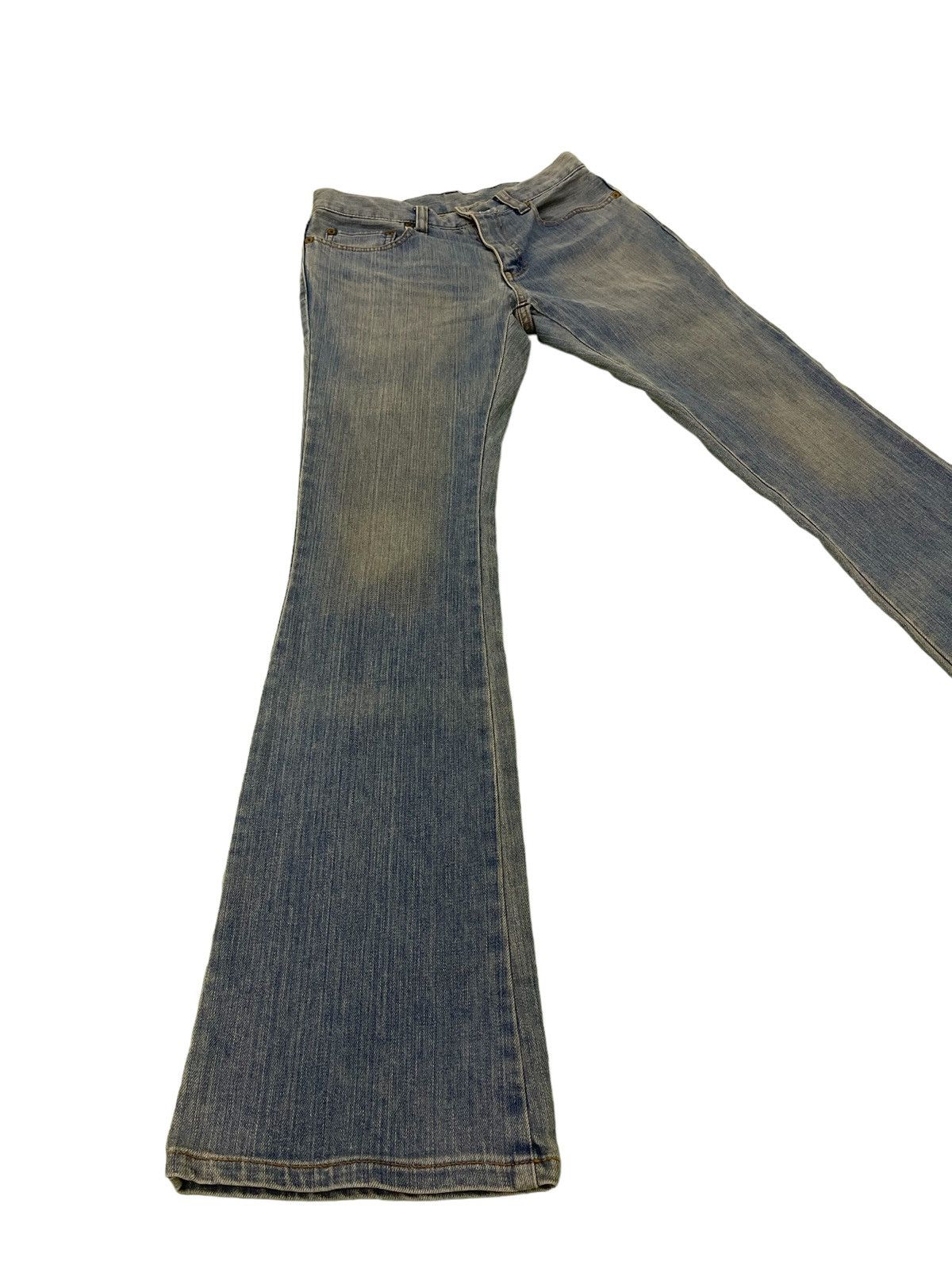 Japanese Brand Flare Jeans No 67 Stretch Denim Boot Cut 2🟦4 Size US 27 - 11 Thumbnail