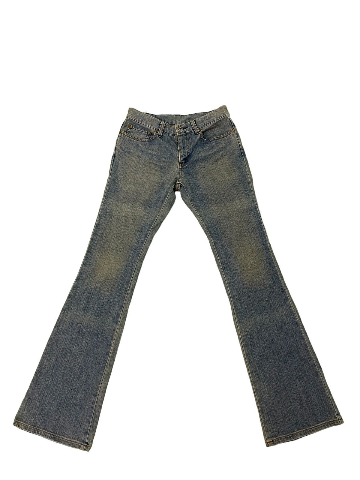 Japanese Brand Flare Jeans No 67 Stretch Denim Boot Cut 2🟦4 Size US 27 - 10 Thumbnail