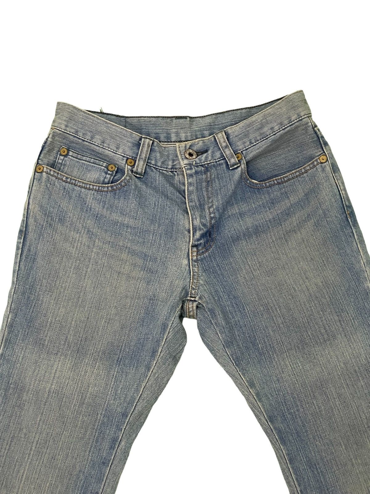 Japanese Brand Flare Jeans No 67 Stretch Denim Boot Cut 2🟦4 Size US 27 - 17 Thumbnail