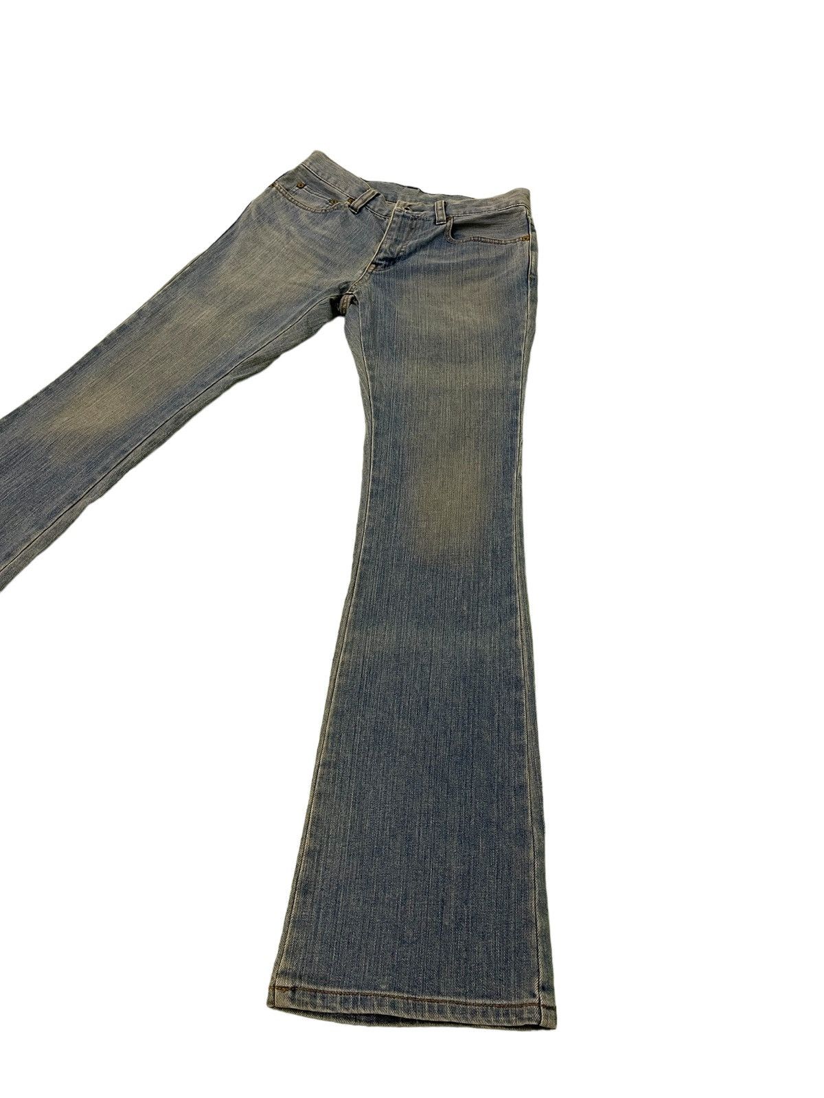 Japanese Brand Flare Jeans No 67 Stretch Denim Boot Cut 2🟦4 Size US 27 - 12 Thumbnail
