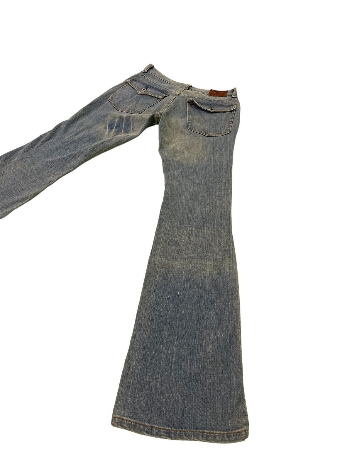 Japanese Brand Flare Jeans No 67 Stretch Denim Boot Cut 2🟦4 Size US 27 - 3 Thumbnail
