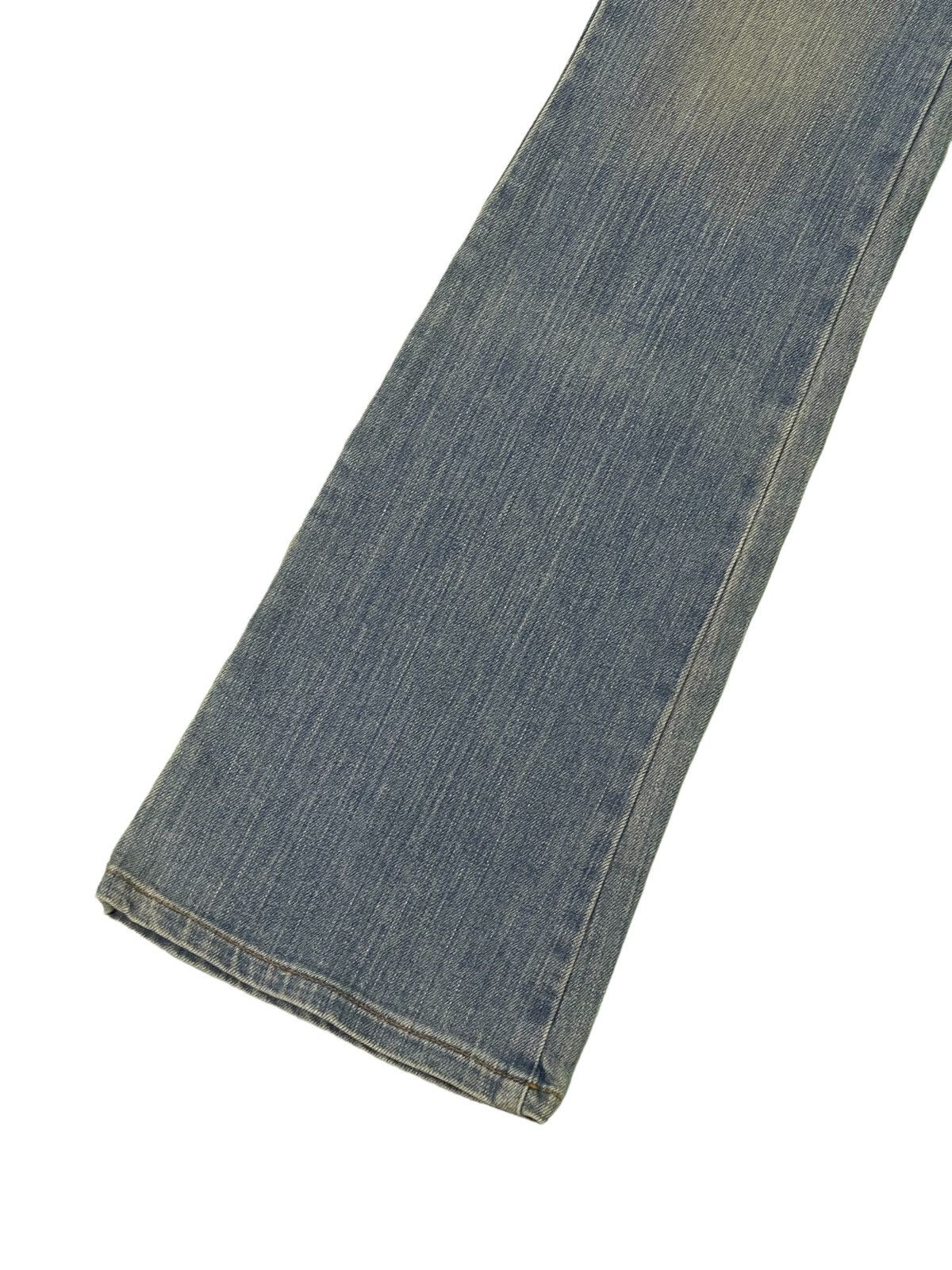 Japanese Brand Flare Jeans No 67 Stretch Denim Boot Cut 2🟦4 Size US 27 - 14 Thumbnail