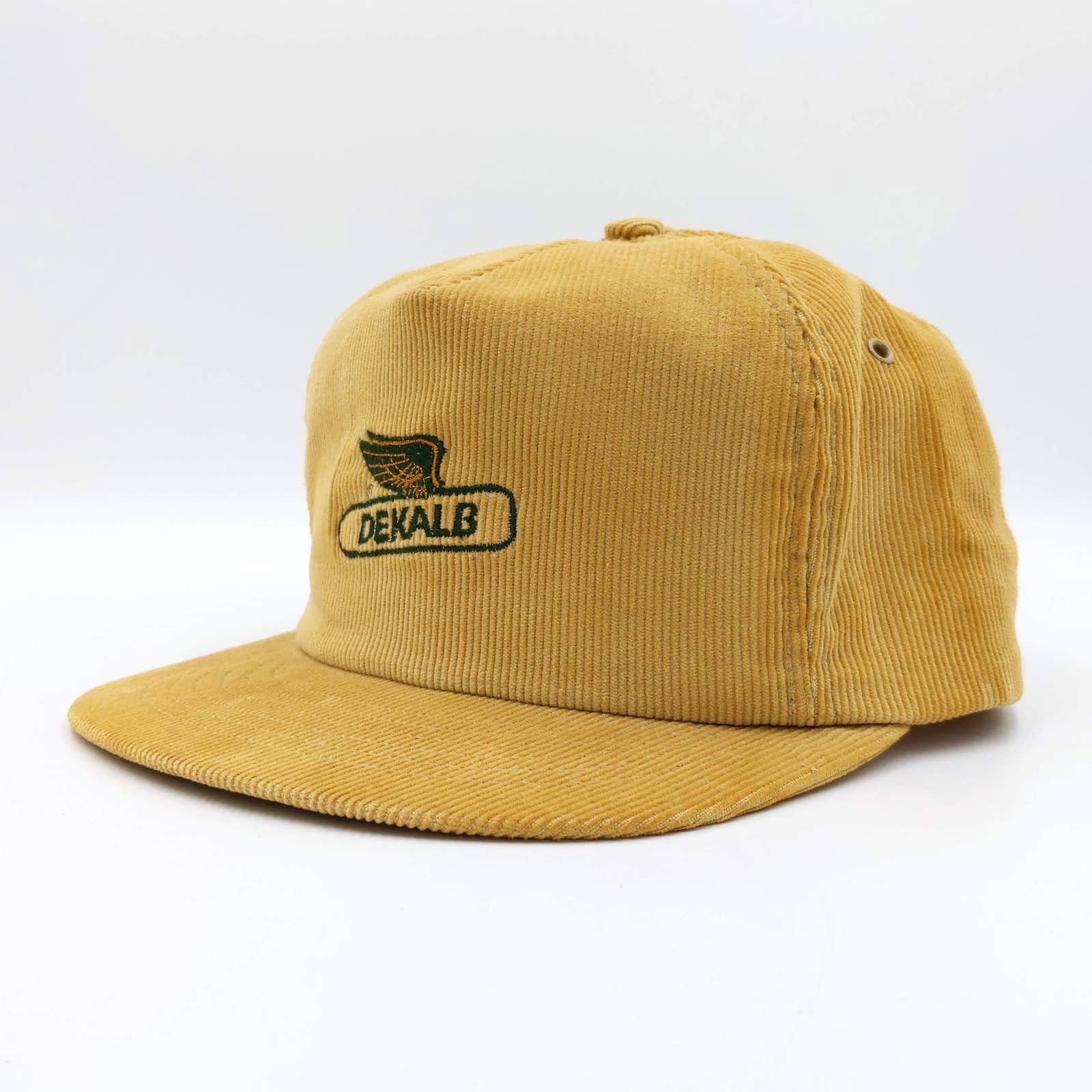 Vintage Vintage DEKALB Corduroy Snapback Trucker Hat Farm Seed NEW Size ONE SIZE - 3 Thumbnail