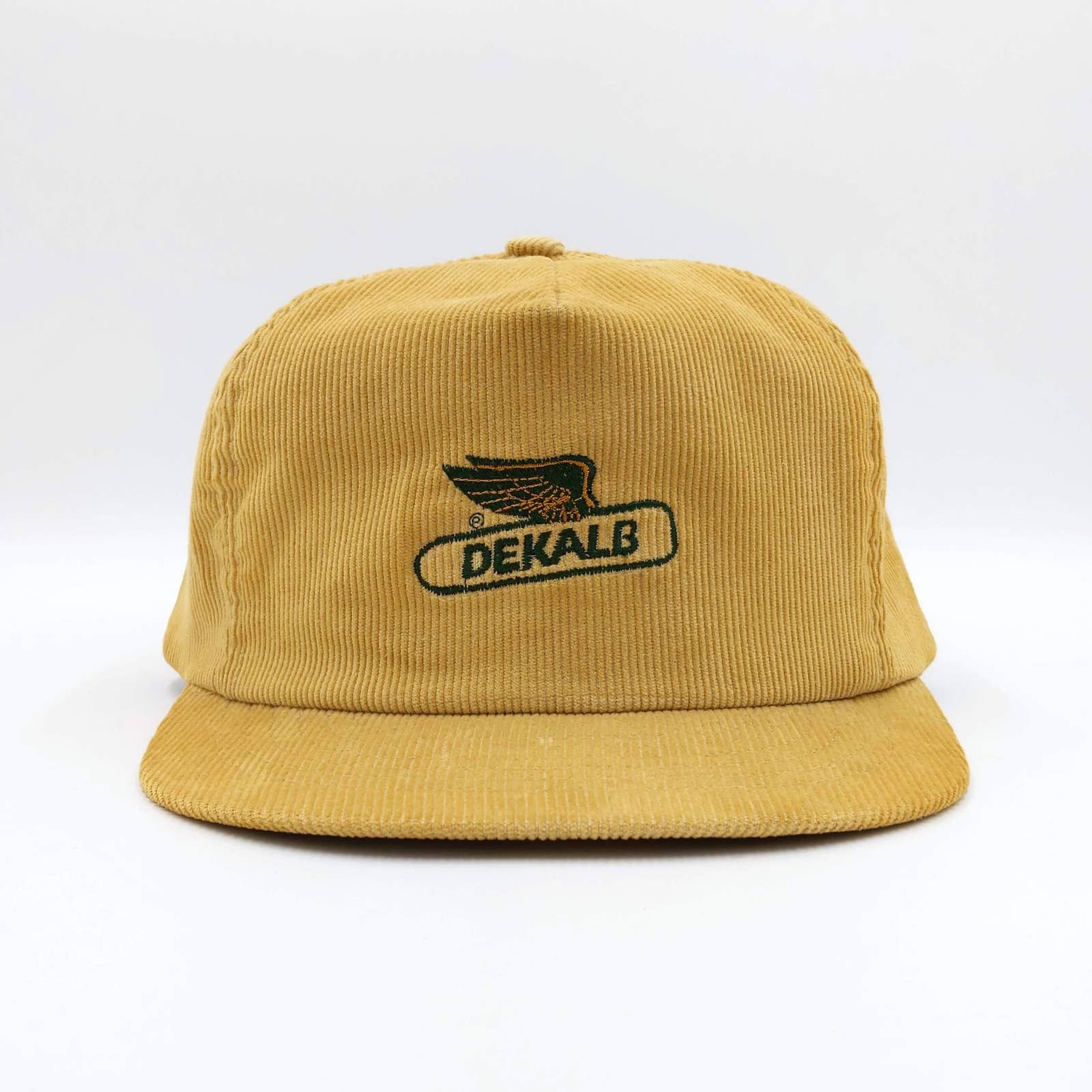 Vintage Vintage DEKALB Corduroy Snapback Trucker Hat Farm Seed NEW Size ONE SIZE - 2 Thumbnail