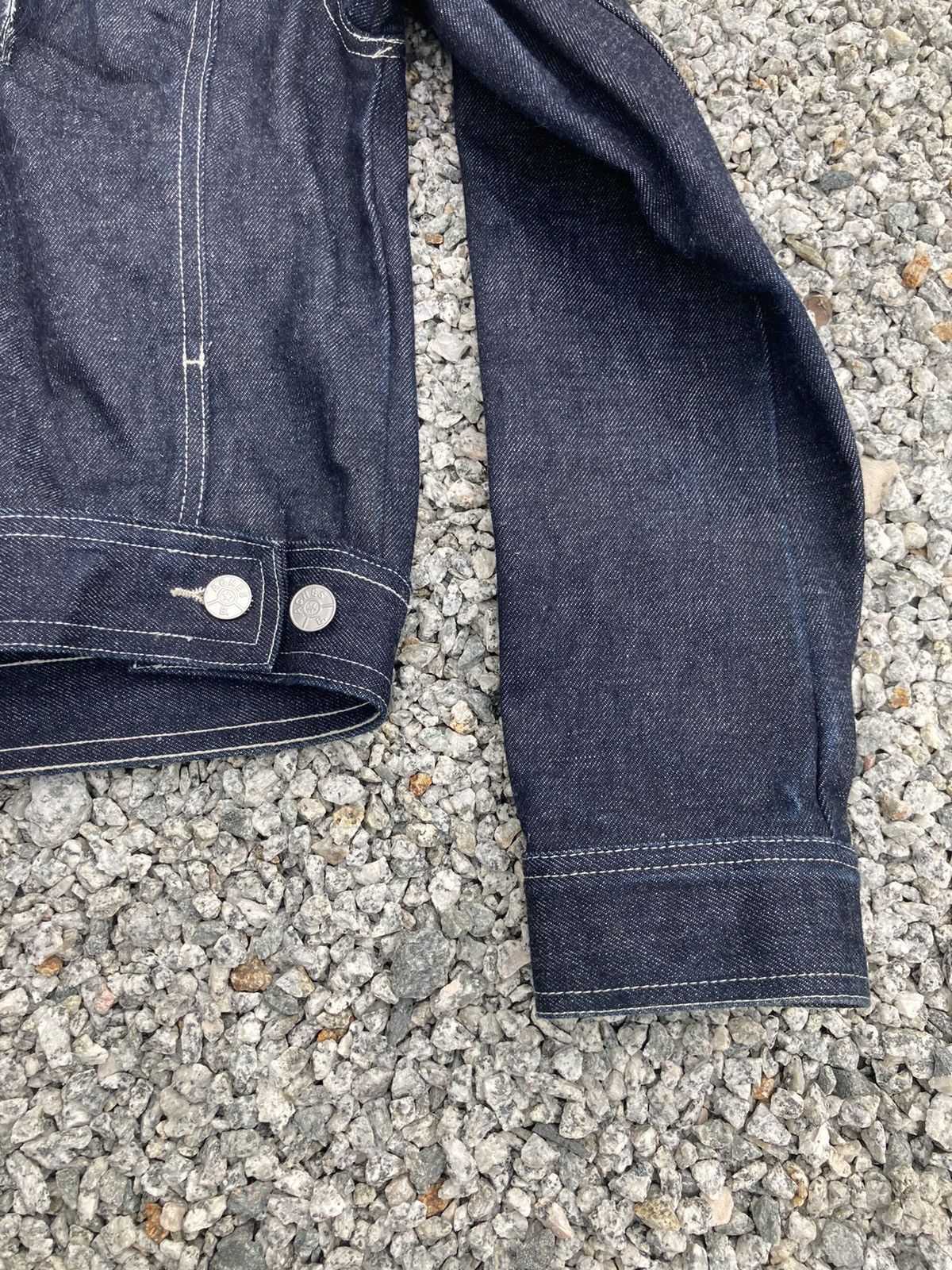 agnes b. DISTRESSED AGNES B DENIM JACKET Size US S / EU 44-46 / 1 - 6 Thumbnail