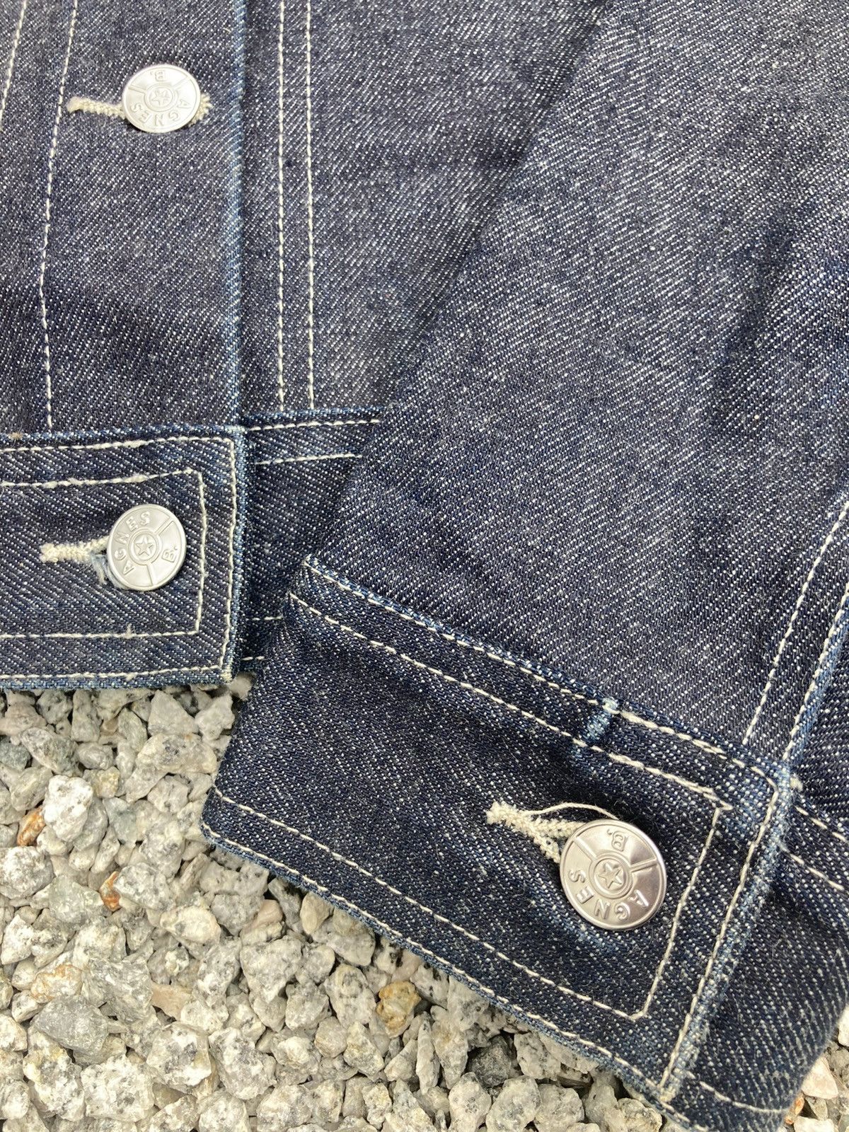 agnes b. DISTRESSED AGNES B DENIM JACKET Size US S / EU 44-46 / 1 - 5 Thumbnail