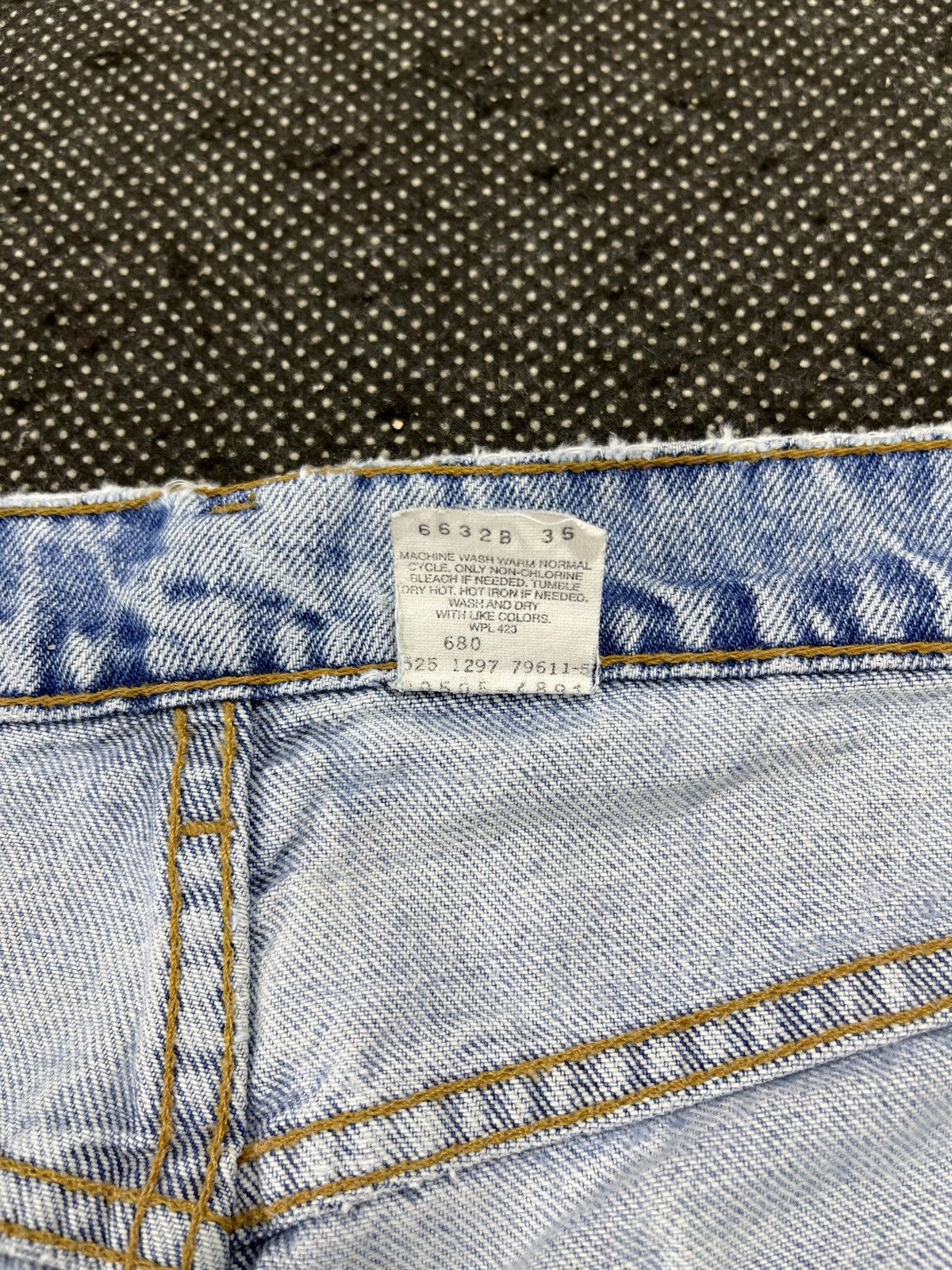 Levi's 90’s Vintage Levis 505 Stone Wash Jeans - J630 Size US 34 / EU 50 - 10 Thumbnail