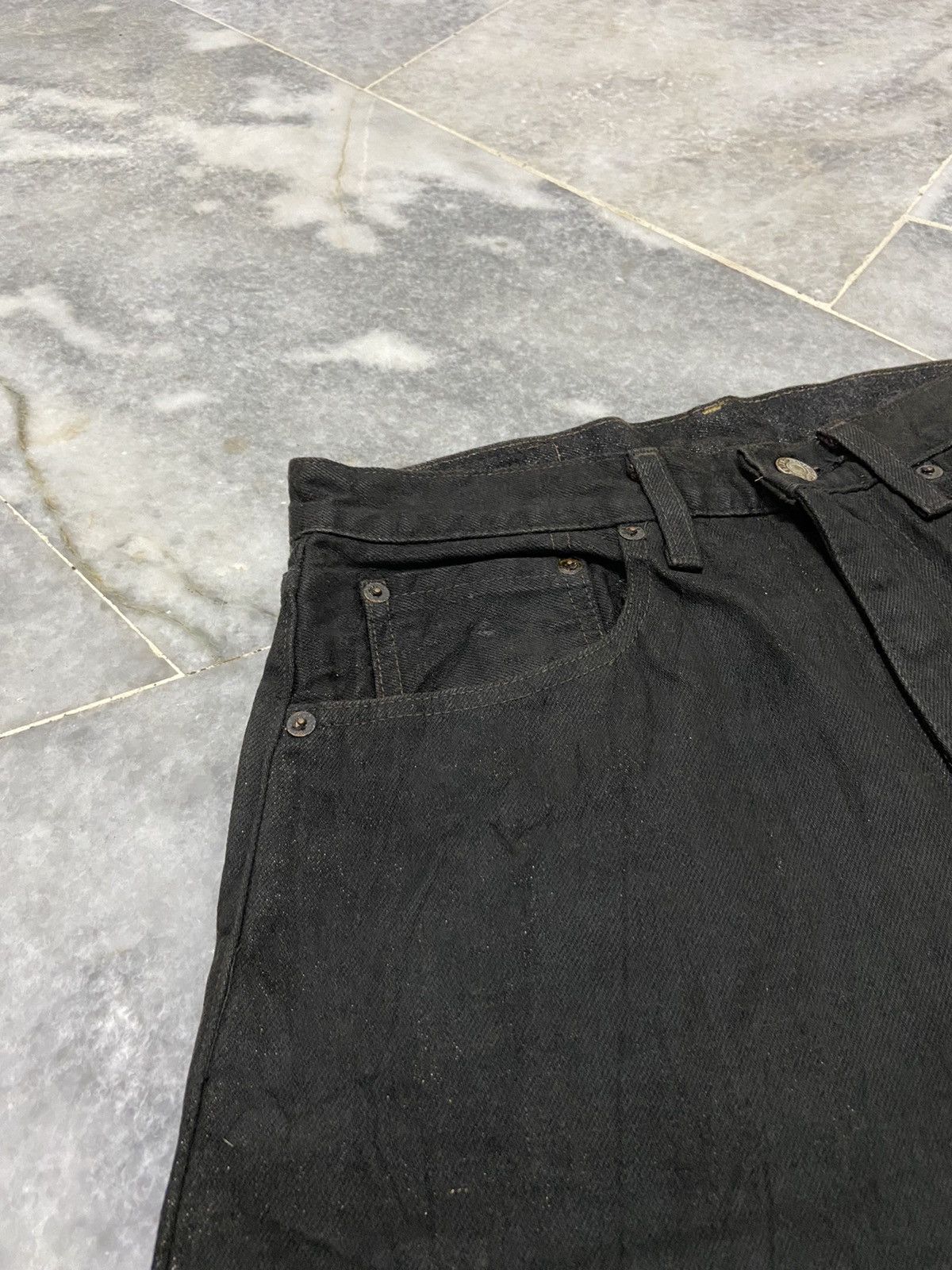 Harley Davidson Harley-Davidson Waxed Denim selvedge jeans Size US 28 / EU 44 - 6 Thumbnail