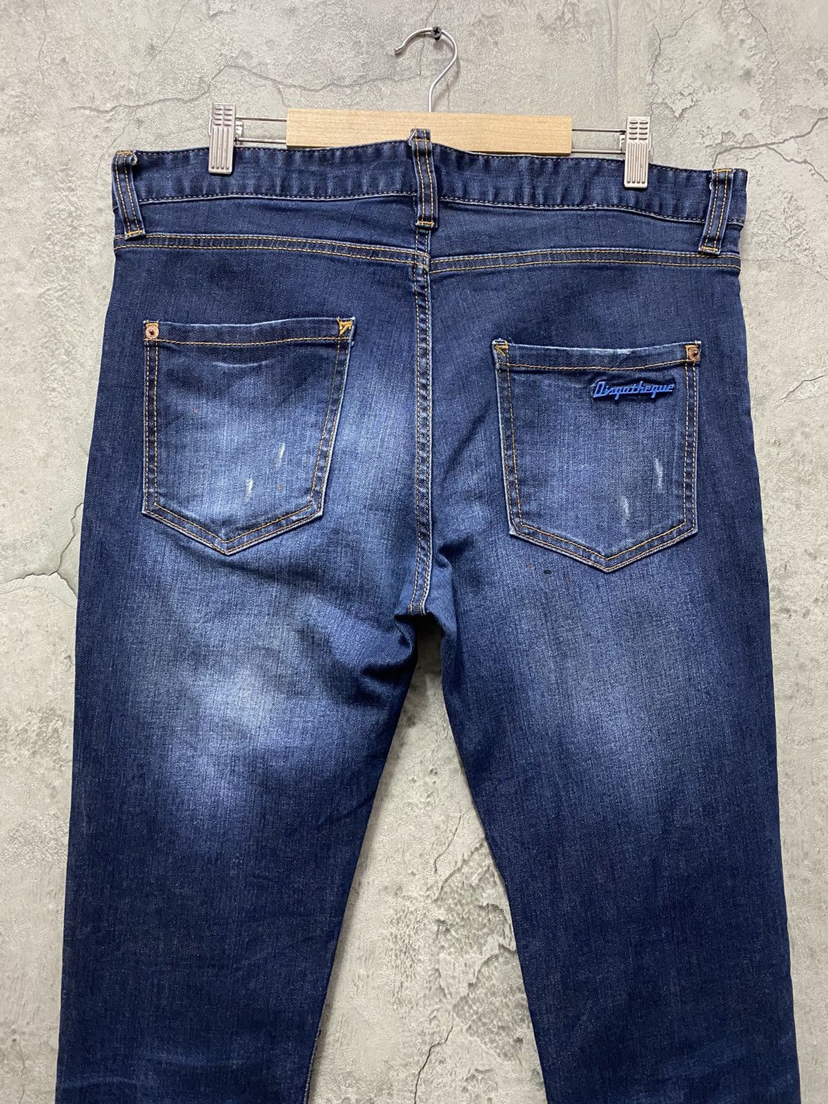 Designer × Japanese Brand Dsqotheq Japan Distressed Skinny Denim Pants Size US 34 / EU 50 - 11 Thumbnail