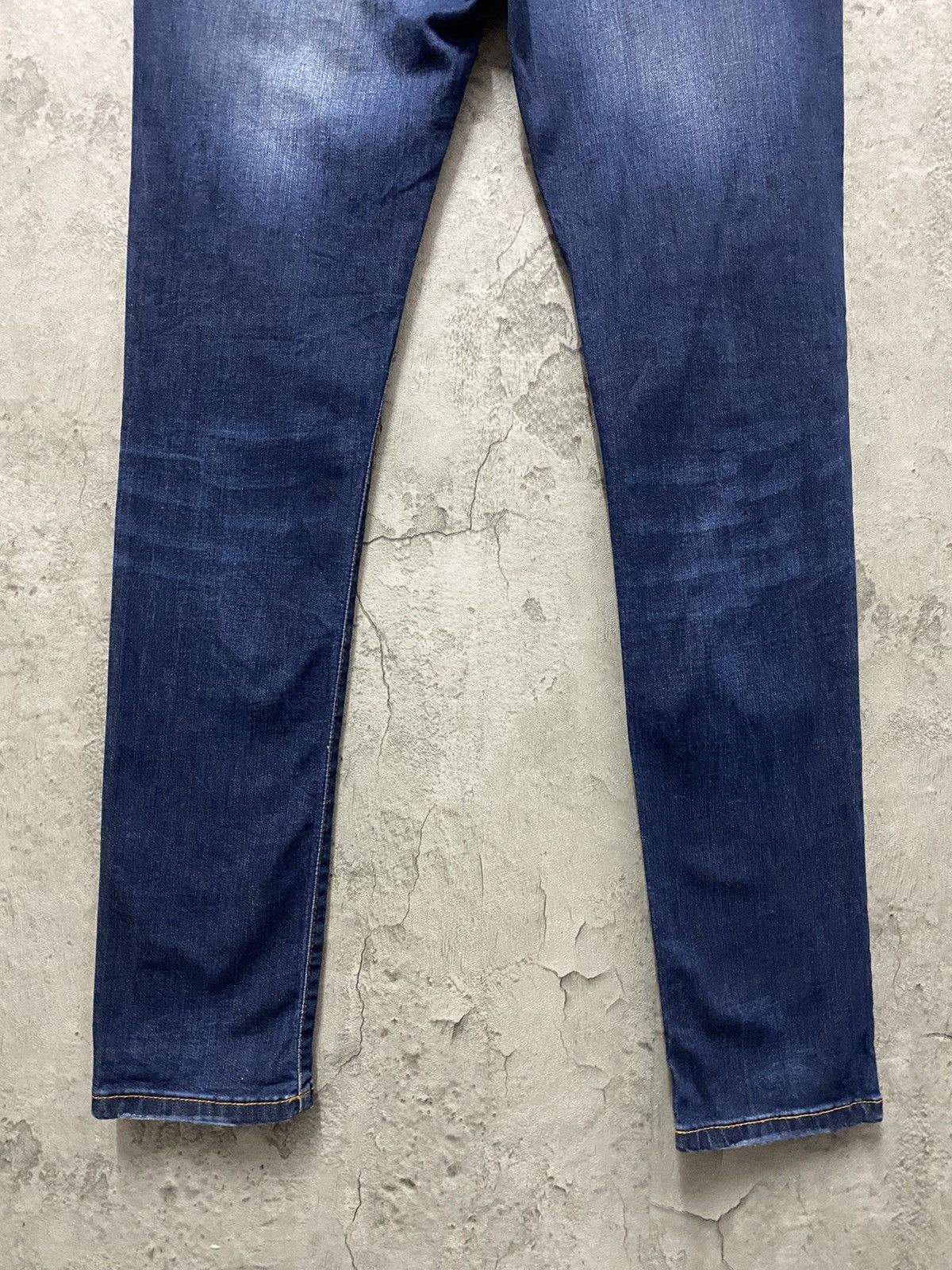 Designer × Japanese Brand Dsqotheq Japan Distressed Skinny Denim Pants Size US 34 / EU 50 - 12 Thumbnail