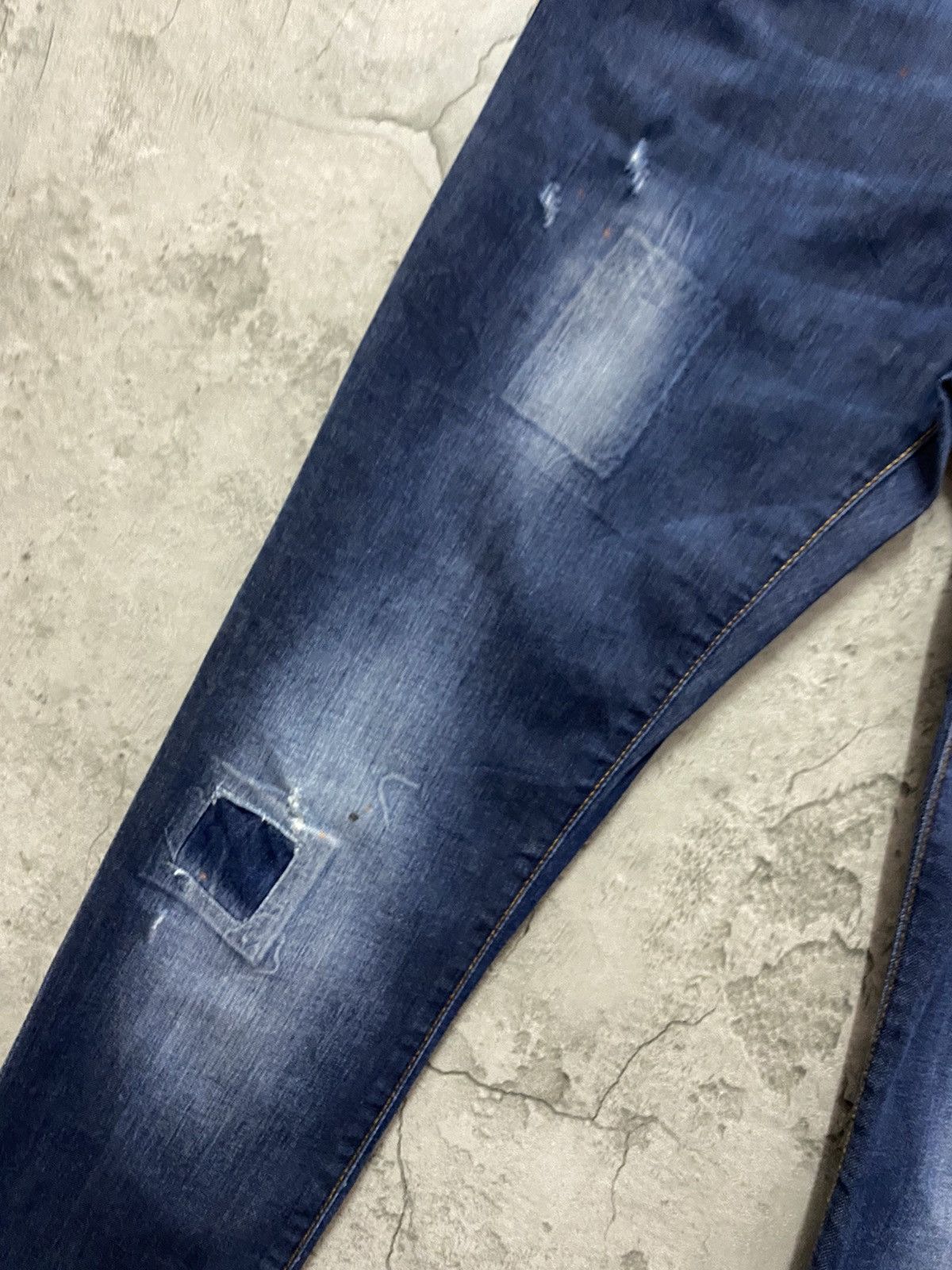 Designer × Japanese Brand Dsqotheq Japan Distressed Skinny Denim Pants Size US 34 / EU 50 - 8 Thumbnail