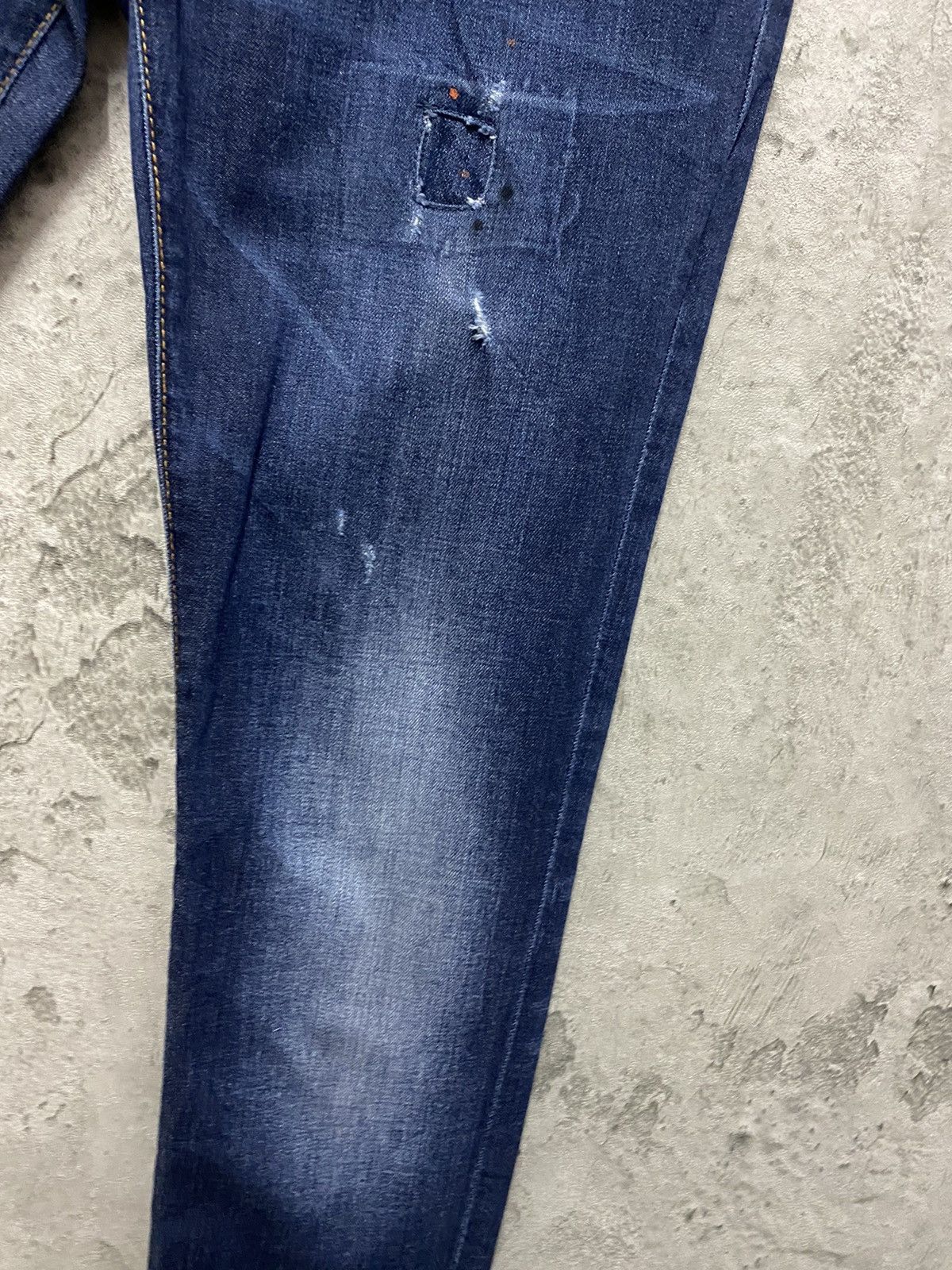 Designer × Japanese Brand Dsqotheq Japan Distressed Skinny Denim Pants Size US 34 / EU 50 - 9 Thumbnail