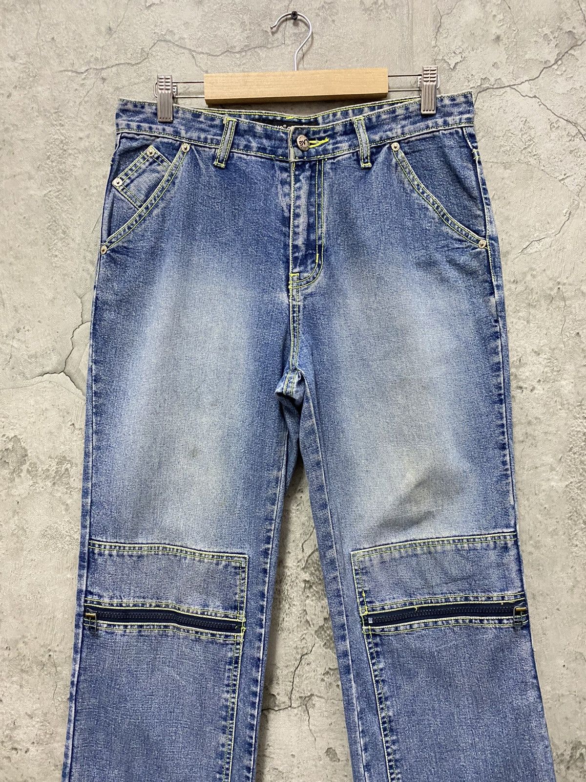 Japanese Brand × Vintage Vintage Lalong Classic Cargo Denim Pants Size US 30 / EU 46 - 4 Thumbnail
