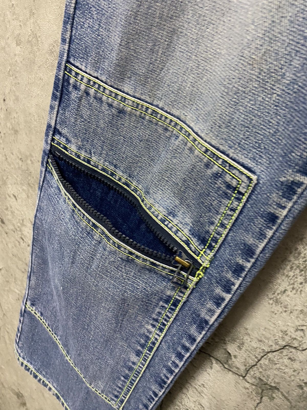 Japanese Brand × Vintage Vintage Lalong Classic Cargo Denim Pants Size US 30 / EU 46 - 10 Thumbnail