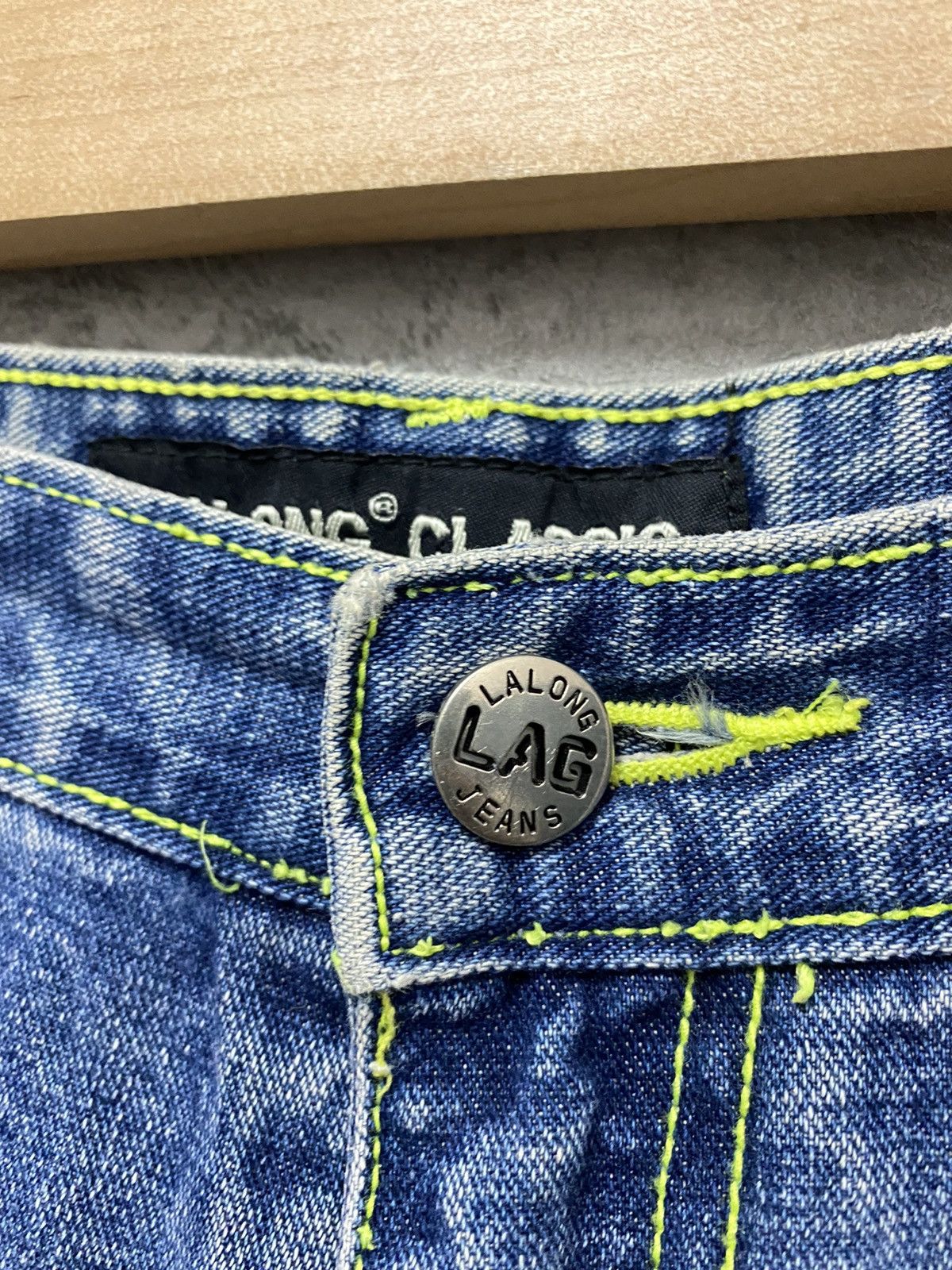Japanese Brand × Vintage Vintage Lalong Classic Cargo Denim Pants Size US 30 / EU 46 - 12 Thumbnail