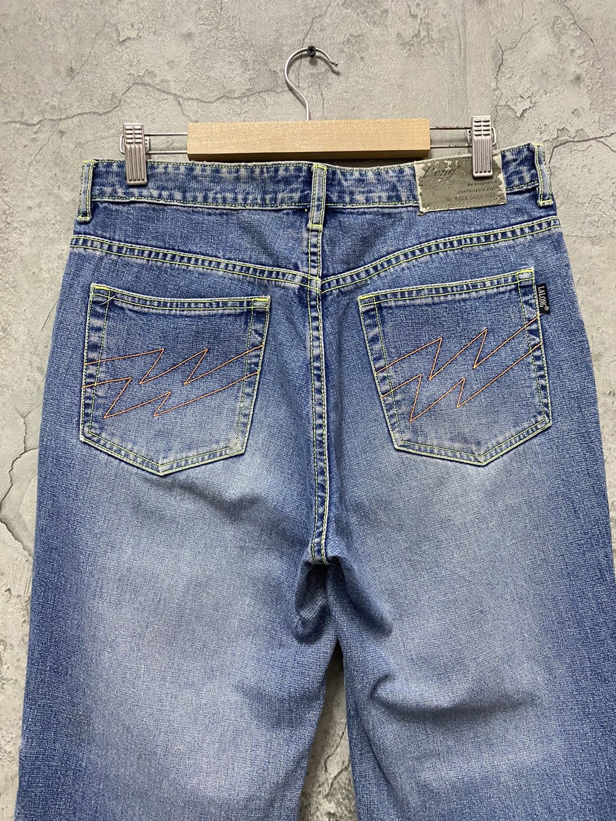 Japanese Brand × Vintage Vintage Lalong Classic Cargo Denim Pants Size US 30 / EU 46 - 14 Thumbnail