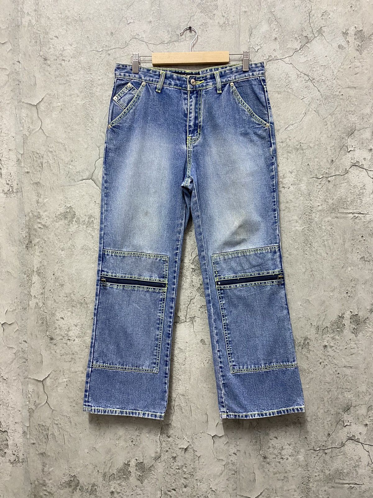 Japanese Brand × Vintage Vintage Lalong Classic Cargo Denim Pants Size US 30 / EU 46 - 1 Thumbnail