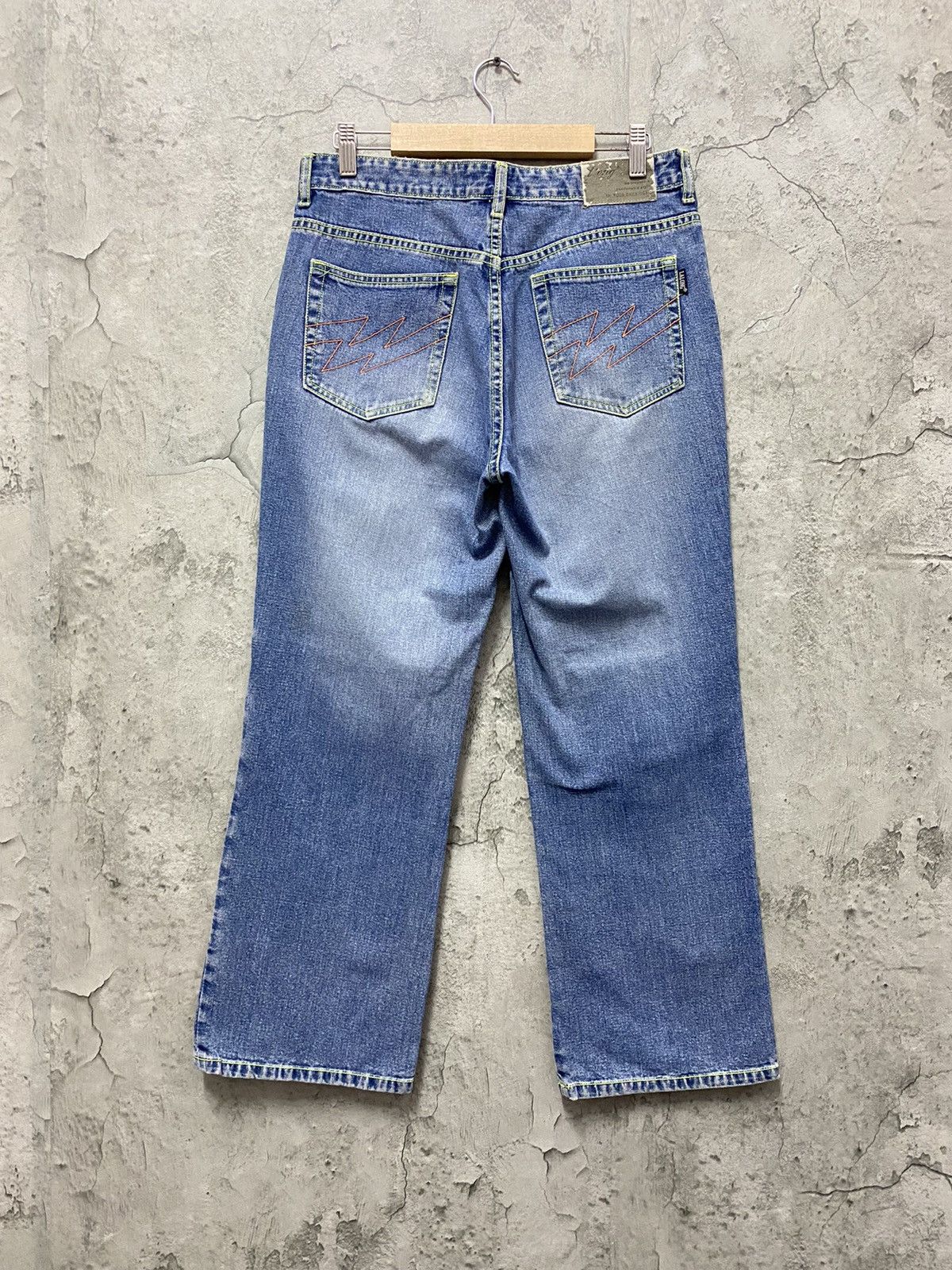 Japanese Brand × Vintage Vintage Lalong Classic Cargo Denim Pants Size US 30 / EU 46 - 2 Thumbnail